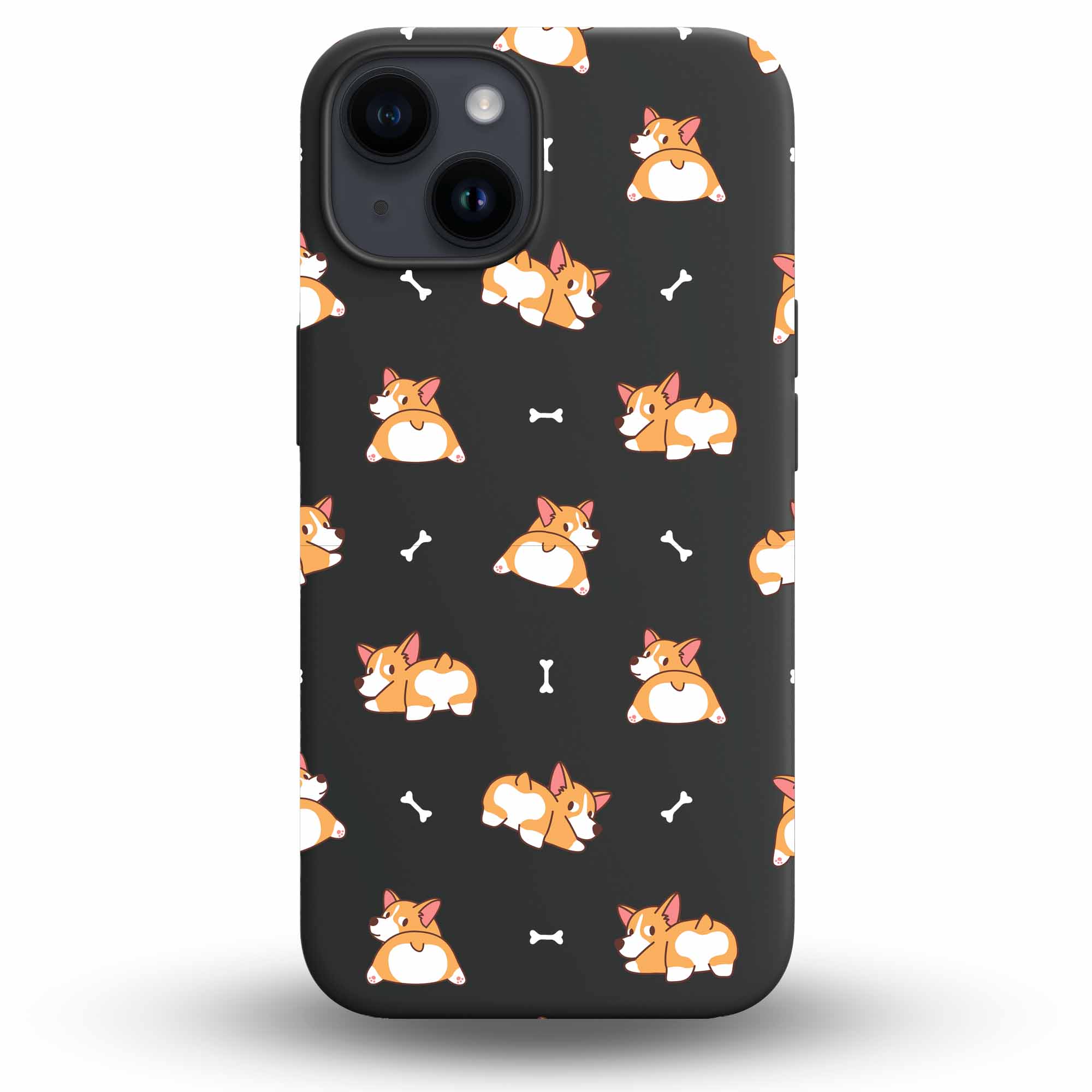 Cute Corgis - Cover Monocolore Personalizzata