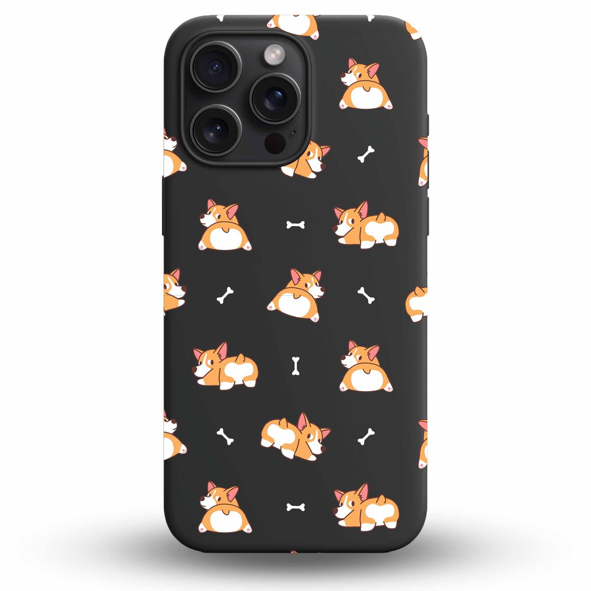 Cute Corgis - Cover Monocolore Personalizzata