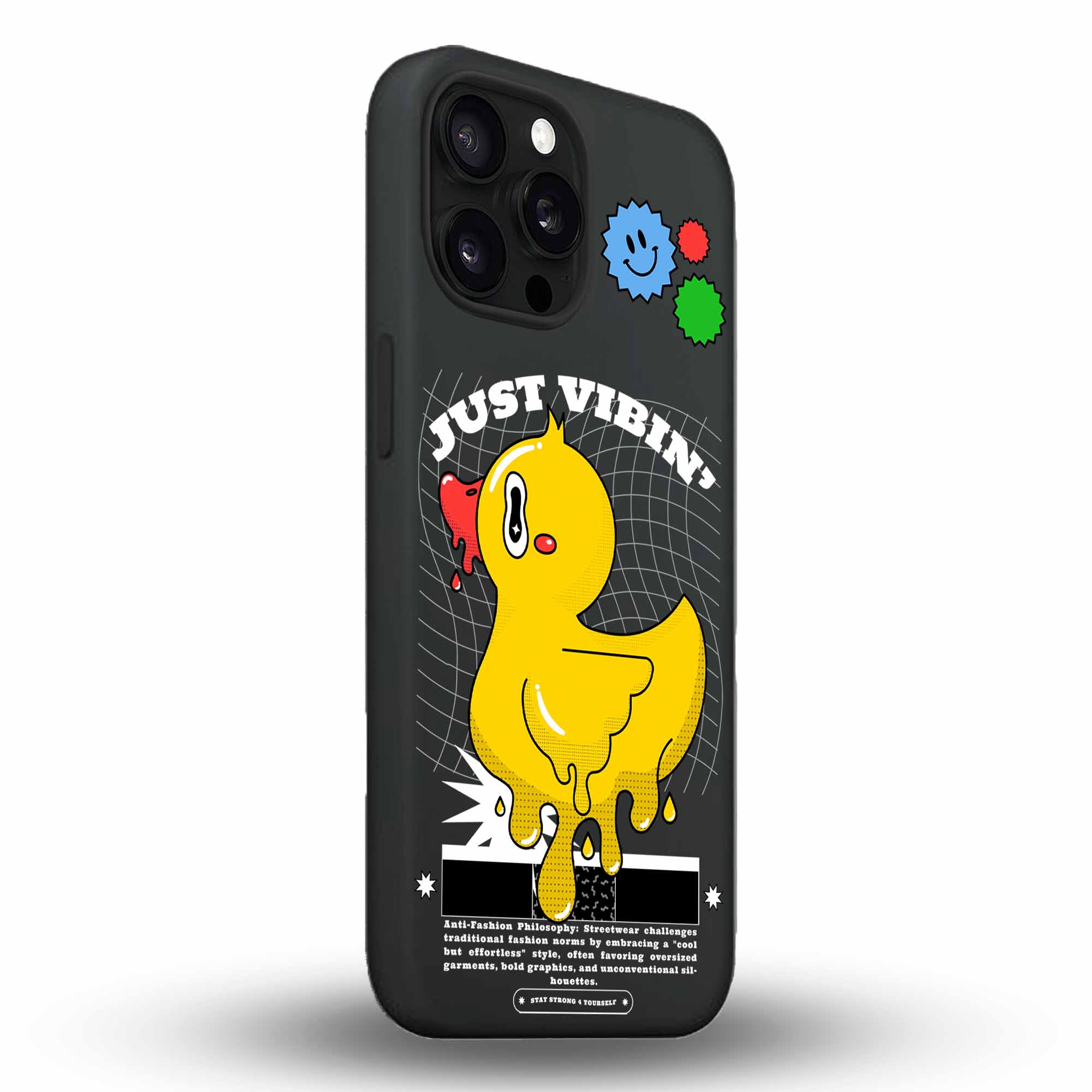 Just Vibin' - Cover Monocolore Personalizzata