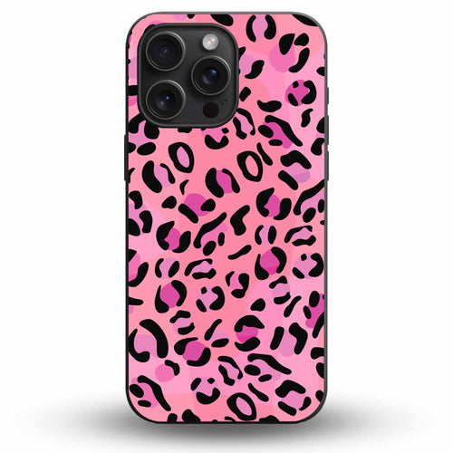 Charm Pink (Leopard Luxe) - Cover Monocolore Personalizzata