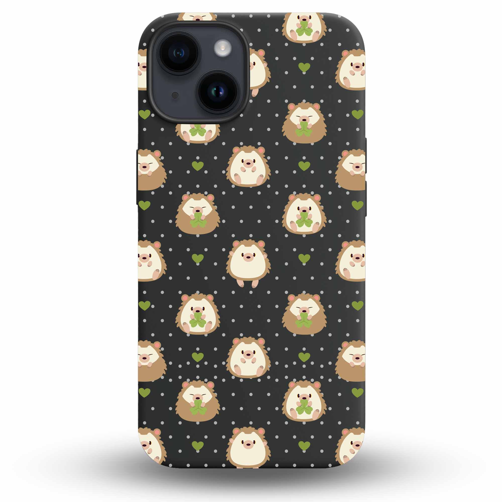 Lovely Hedgehogs - Cover Monocolore Personalizzata