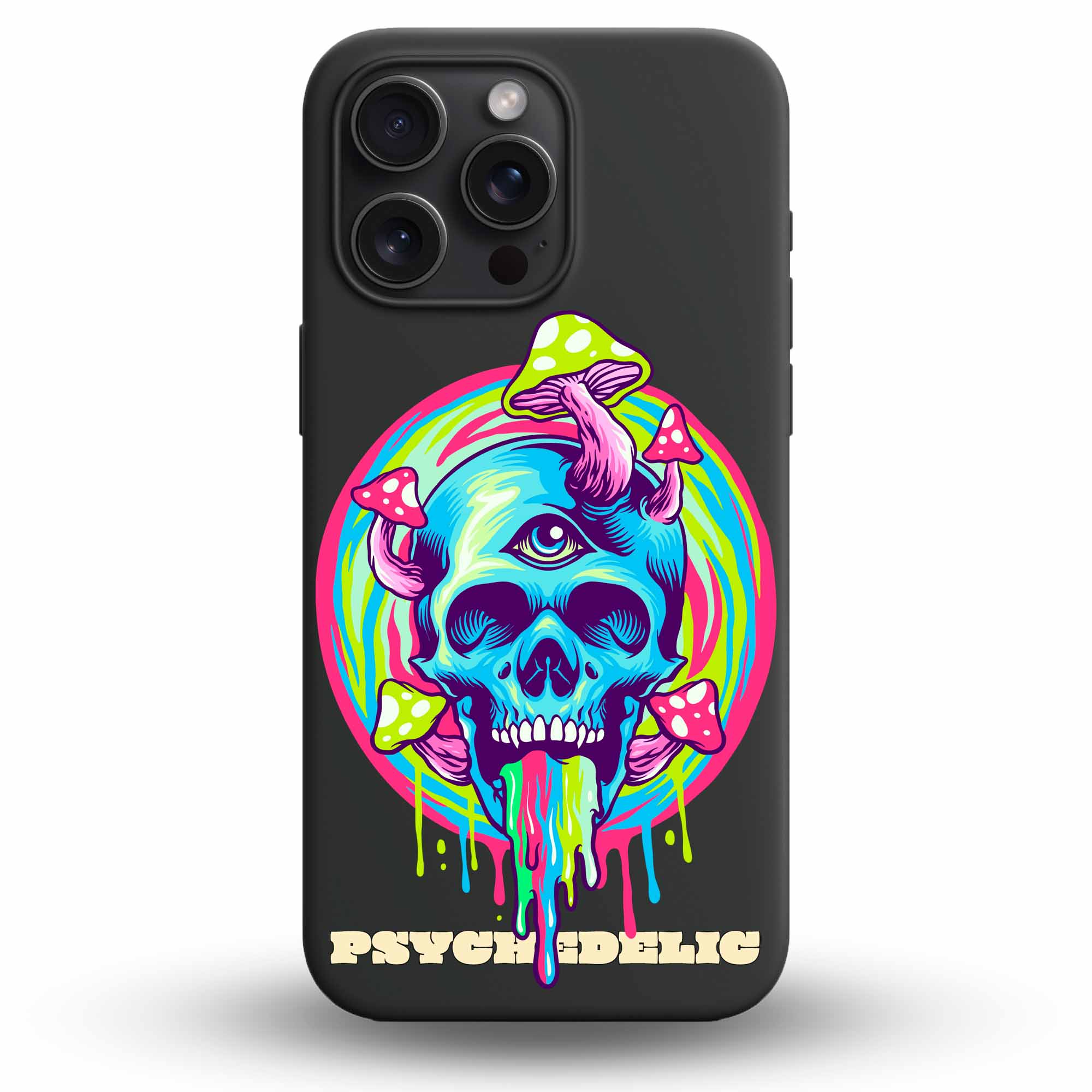 Shroomed Skull - Cover Monocolore Personalizzata