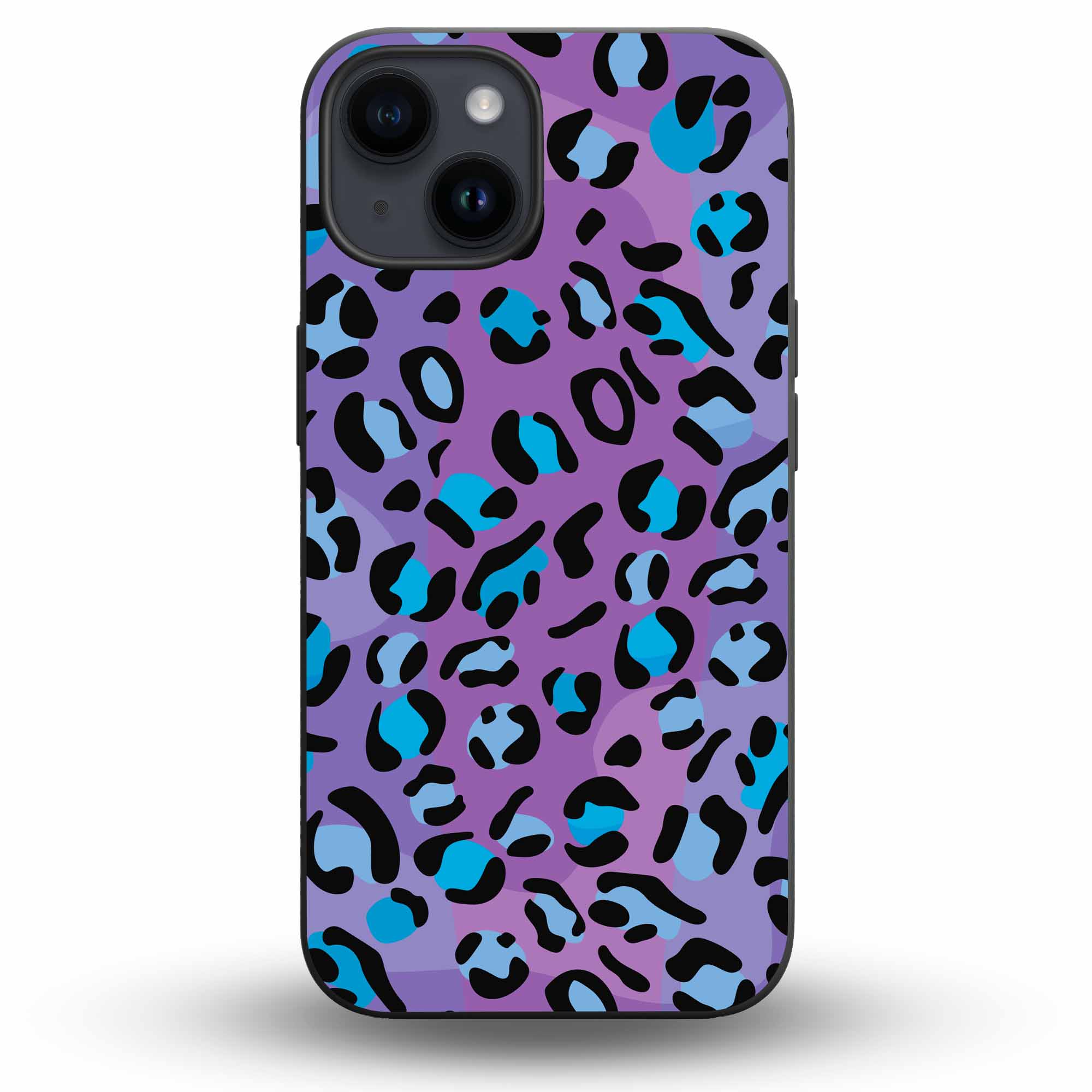 Blue Violet (Leopard Luxe) - Cover Monocolore Personalizzata