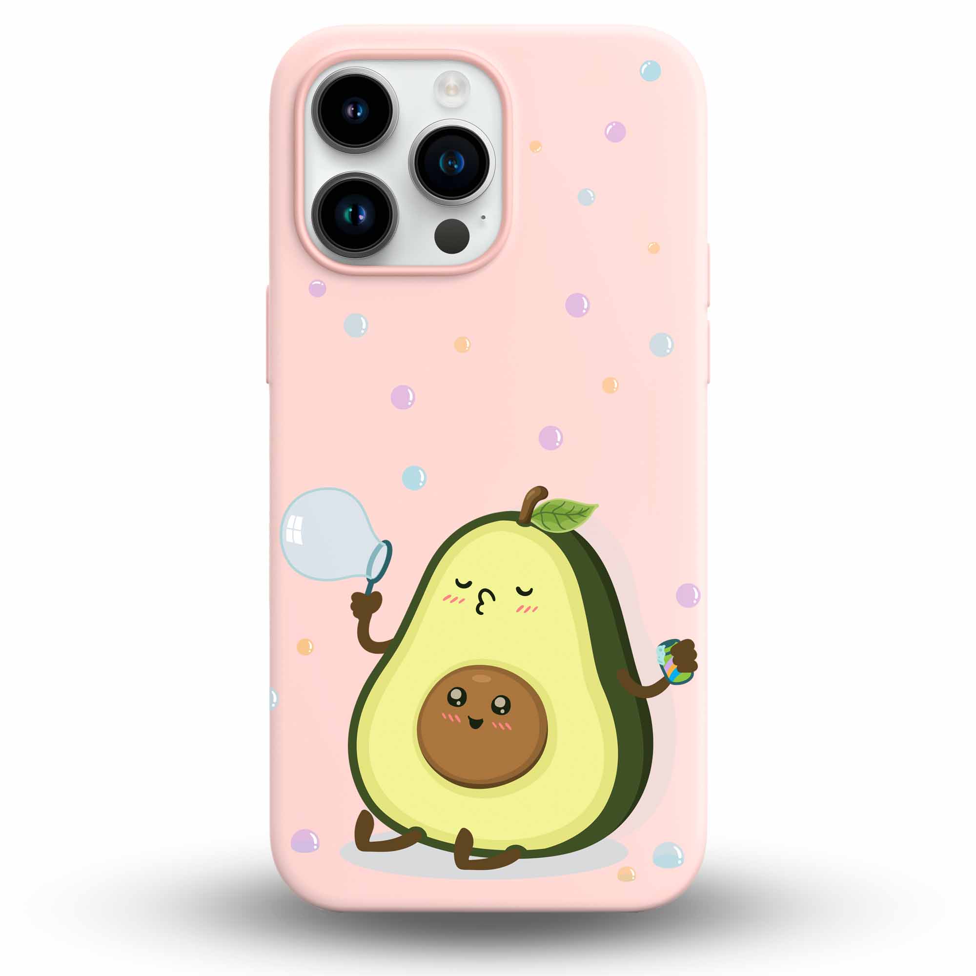 Avocado Bubble - Cover Monocolore Personalizzata