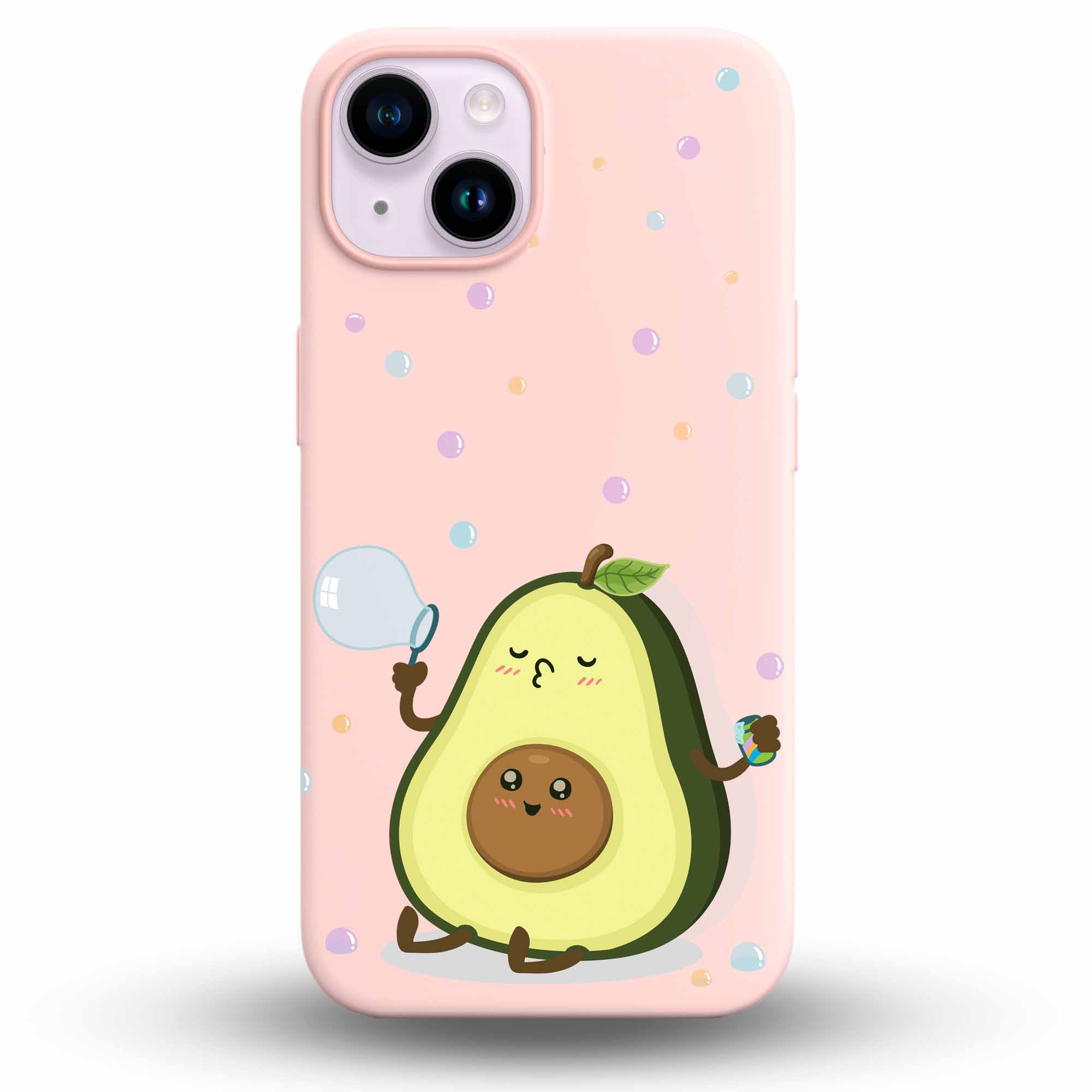 Avocado Bubble - Cover Monocolore Personalizzata