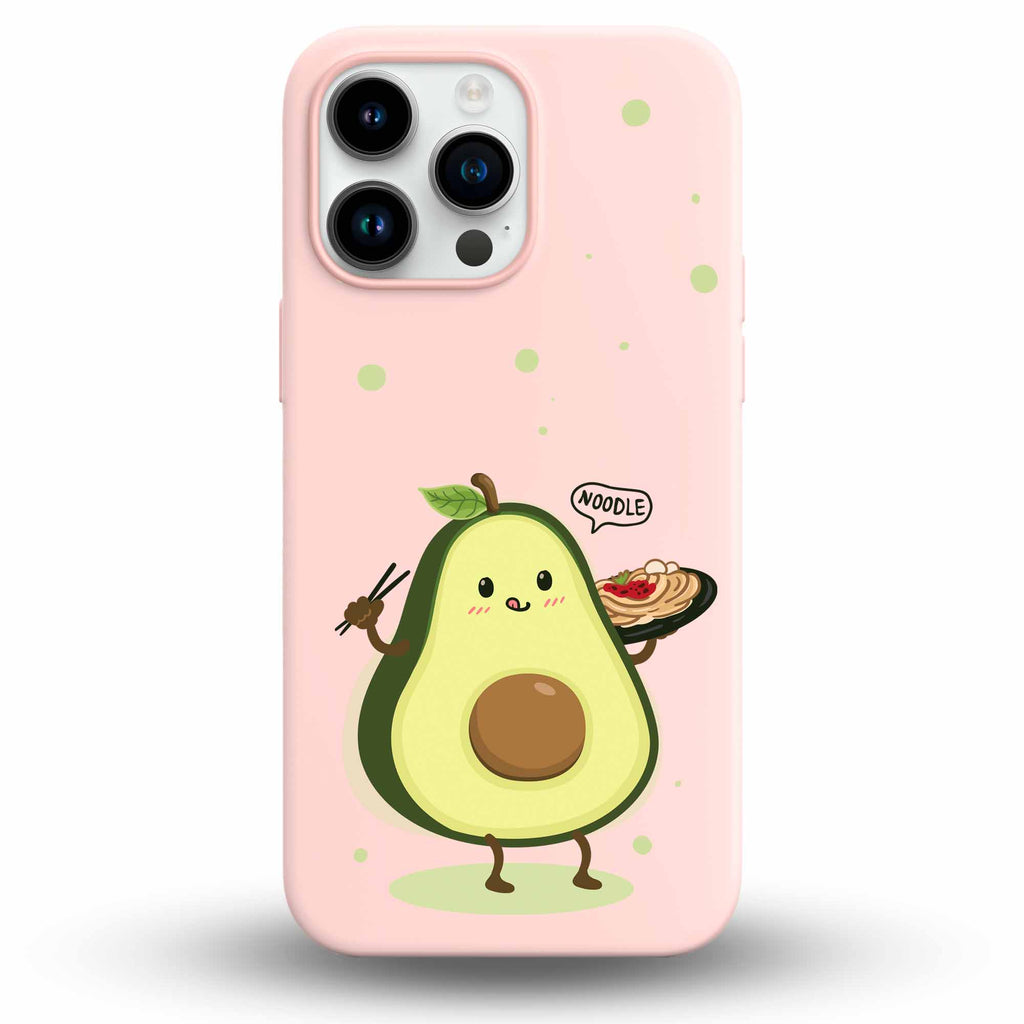 Avocado & Noodles - Cover Monocolore Personalizzata