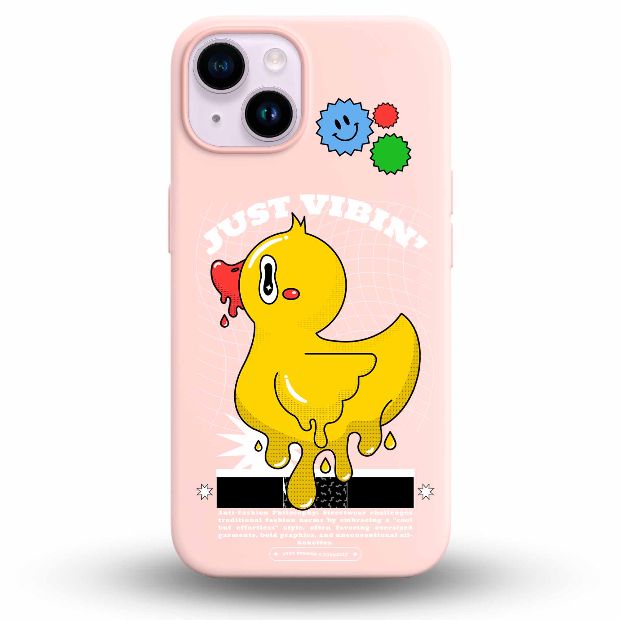 Just Vibin' - Cover Monocolore Personalizzata