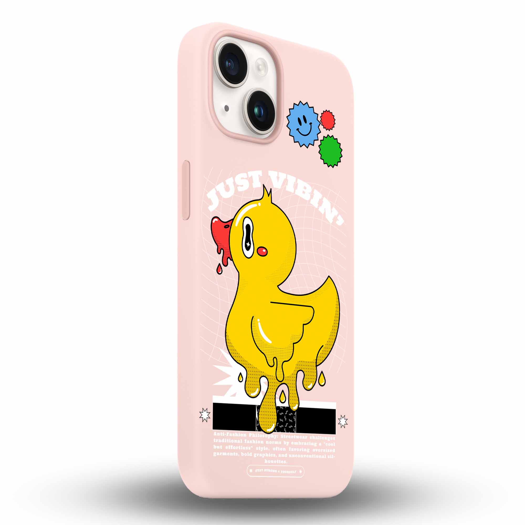 Just Vibin' - Cover Monocolore Personalizzata