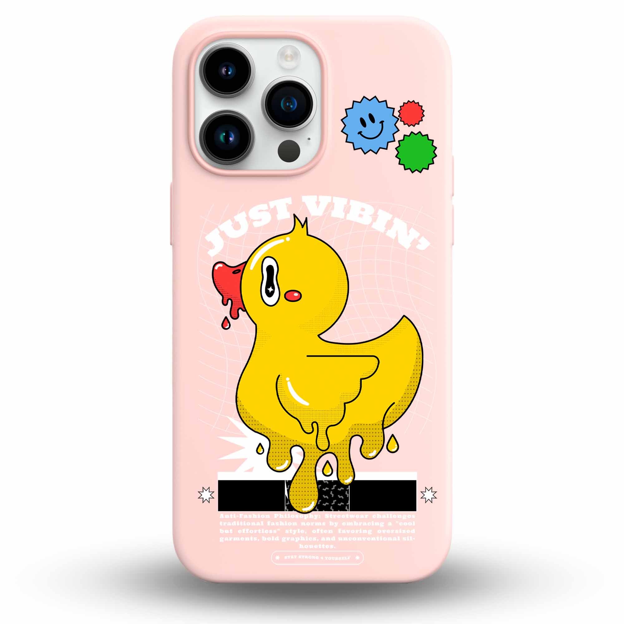 Just Vibin' - Cover Monocolore Personalizzata