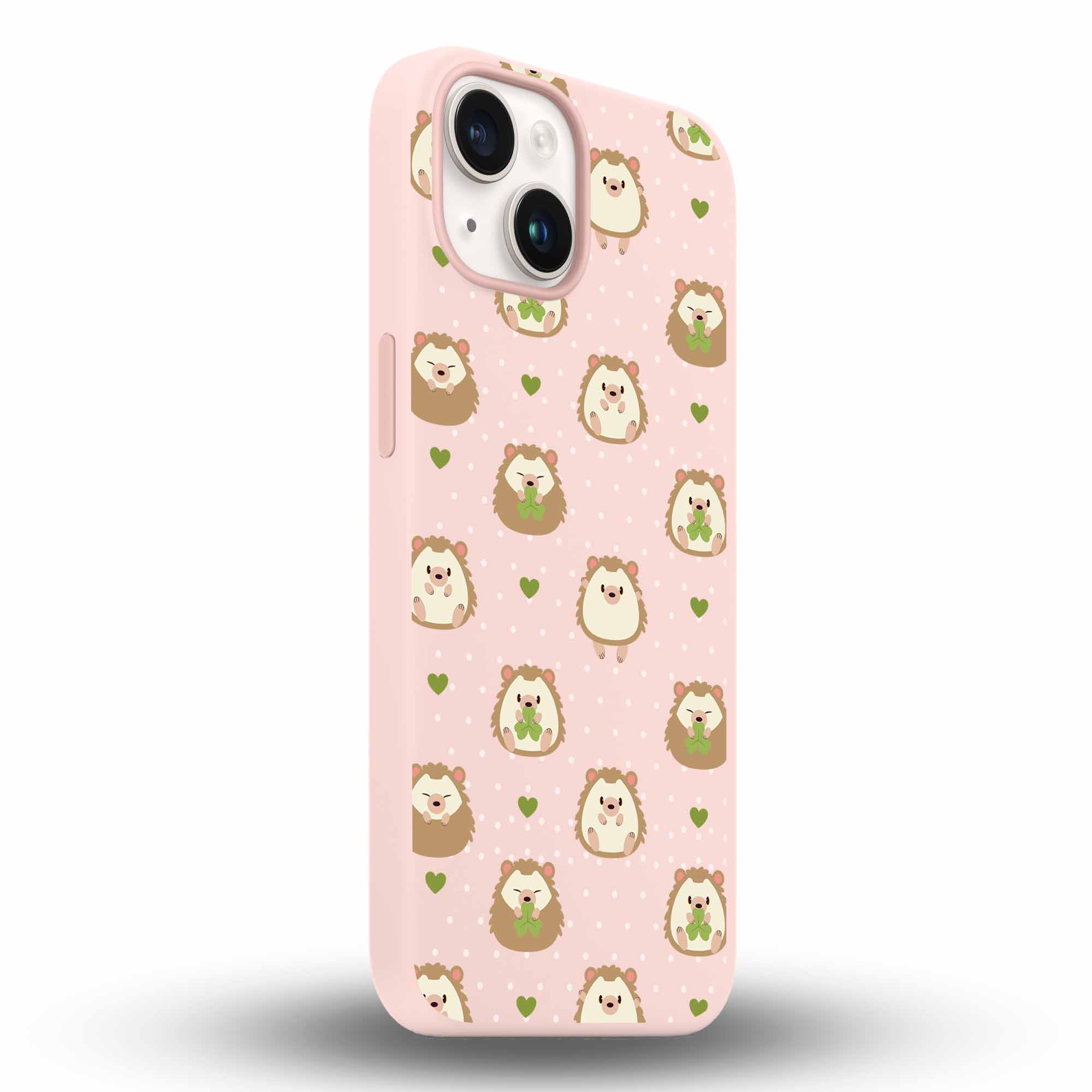 Lovely Hedgehogs - Cover Monocolore Personalizzata