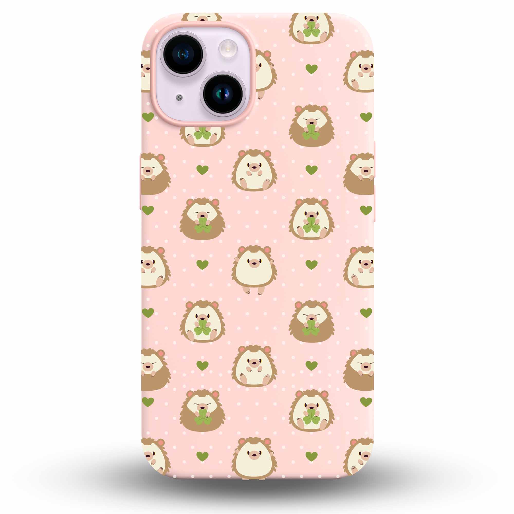Lovely Hedgehogs - Cover Monocolore Personalizzata
