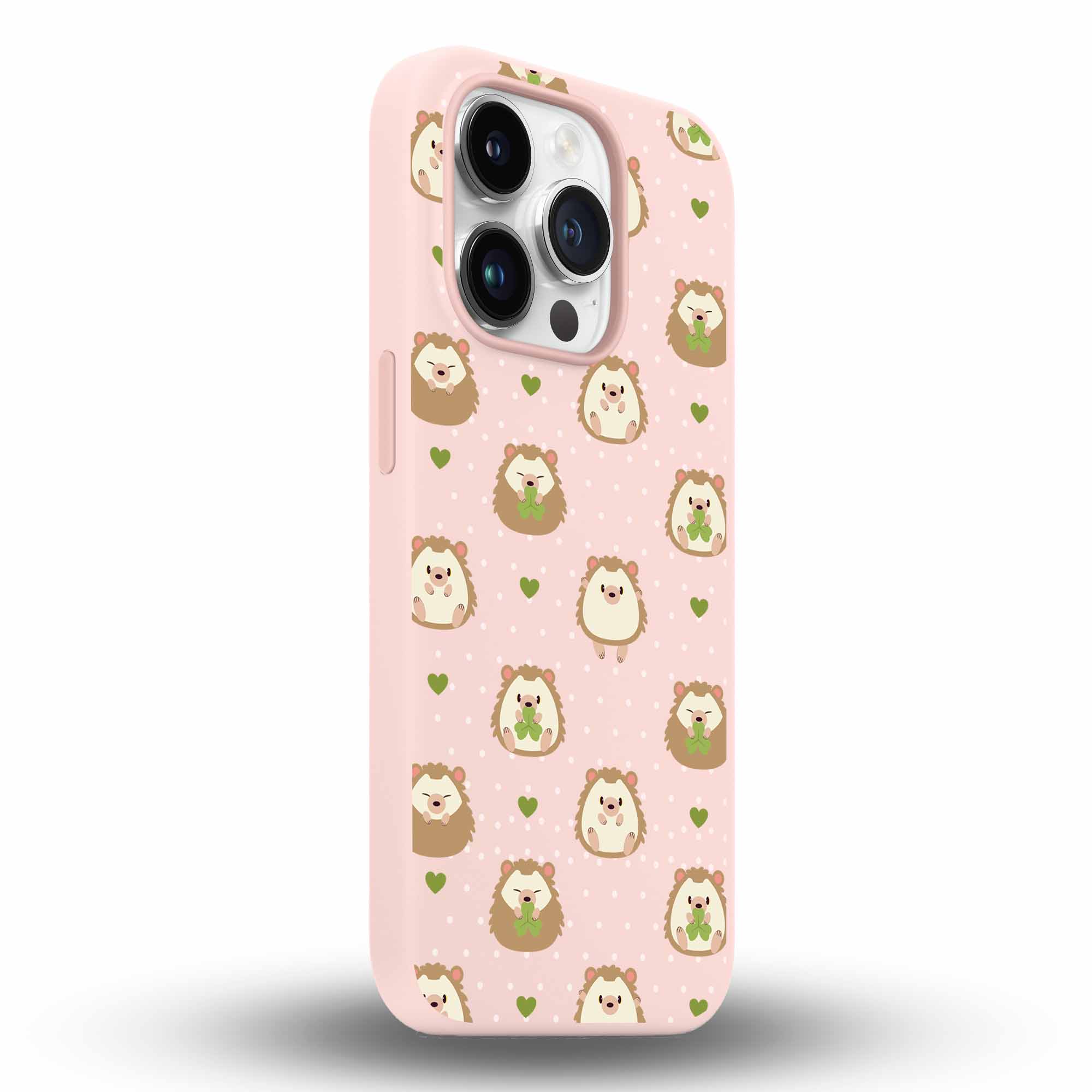 Lovely Hedgehogs - Cover Monocolore Personalizzata