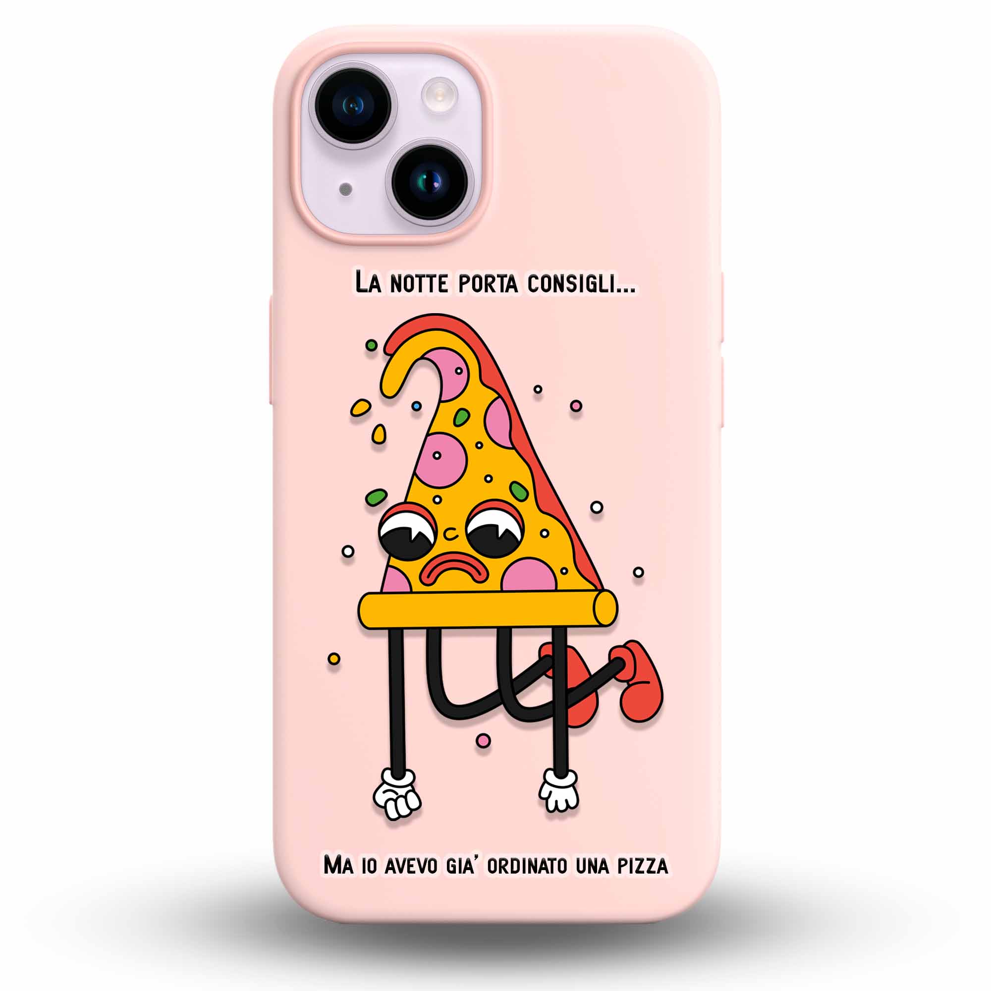 Pizza Mood - Cover Monocolore Personalizzata