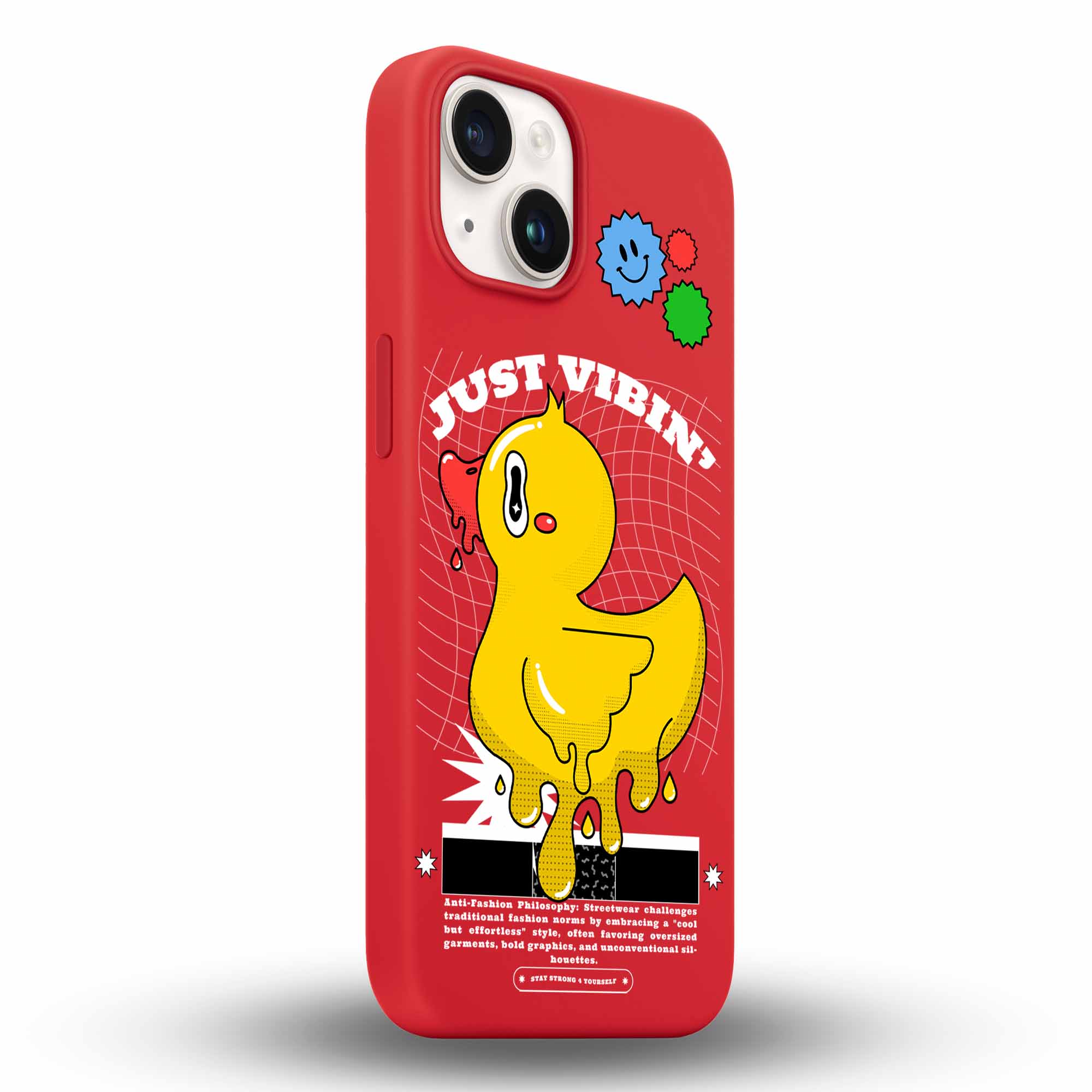 Just Vibin' - Cover Monocolore Personalizzata