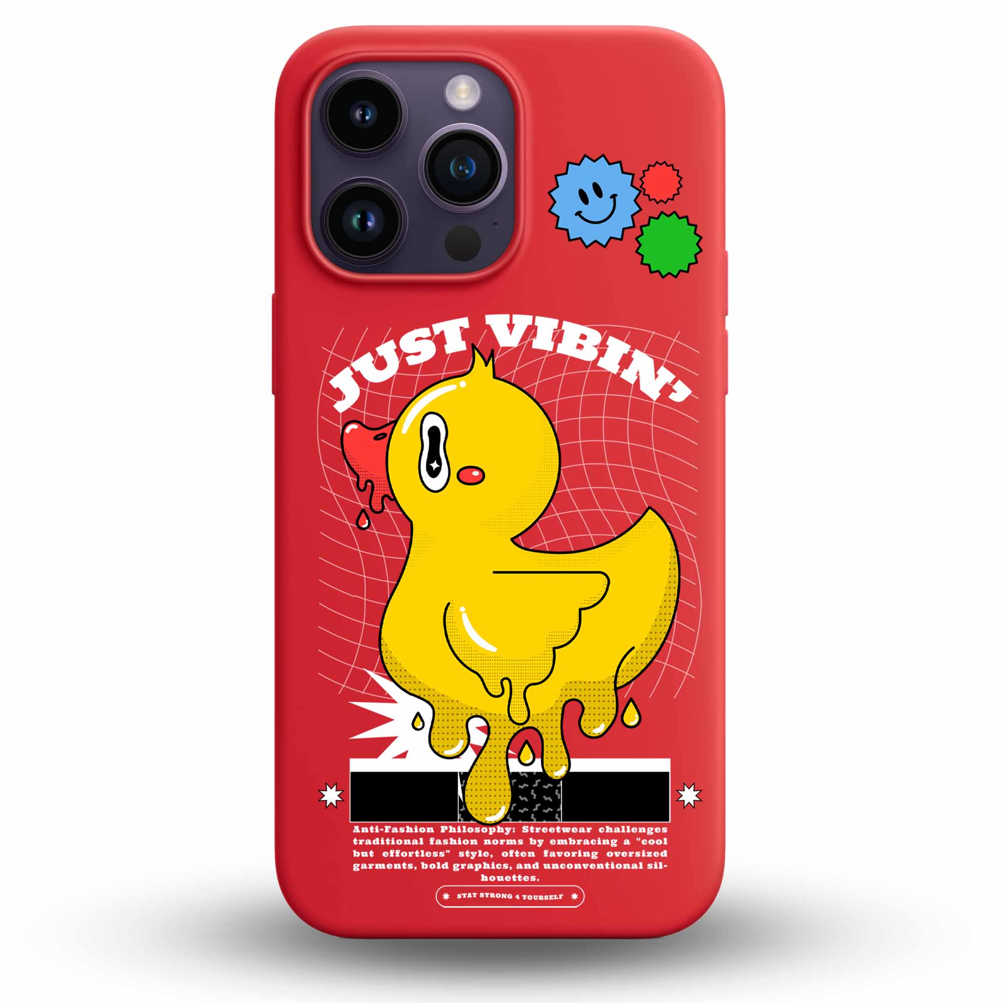Just Vibin' - Cover Monocolore Personalizzata