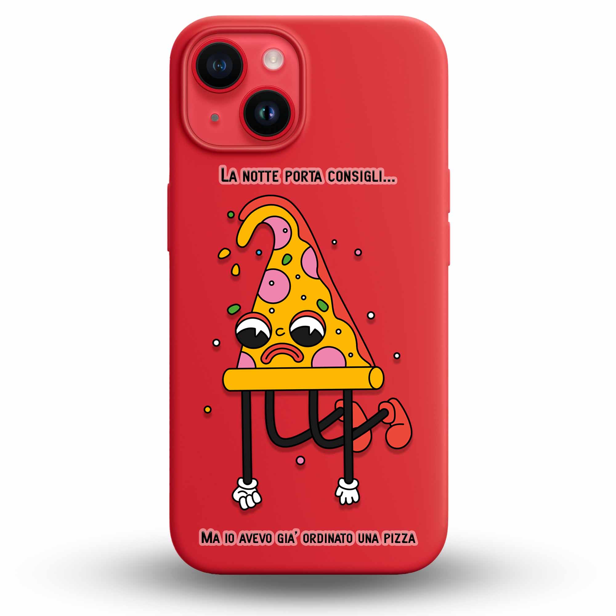 Pizza Mood - Cover Monocolore Personalizzata