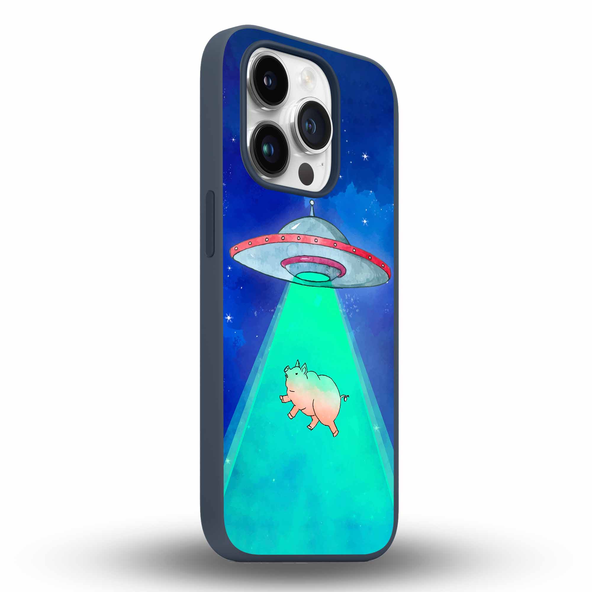 Piggy Alien - Cover Monocolore Personalizzata