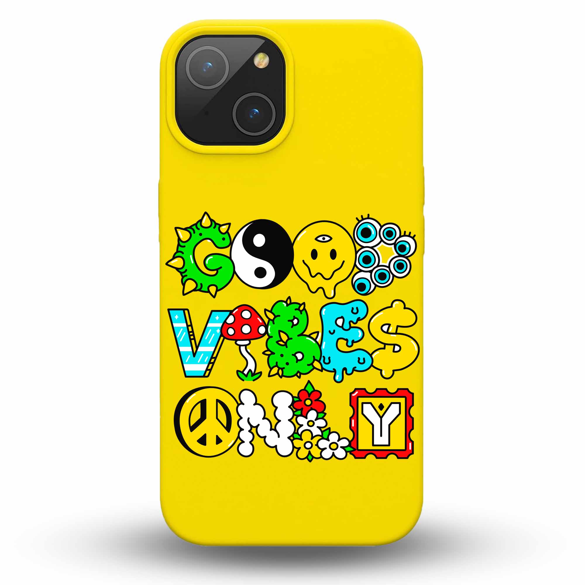 Good Vibes Only - Cover Monocolore Personalizzata