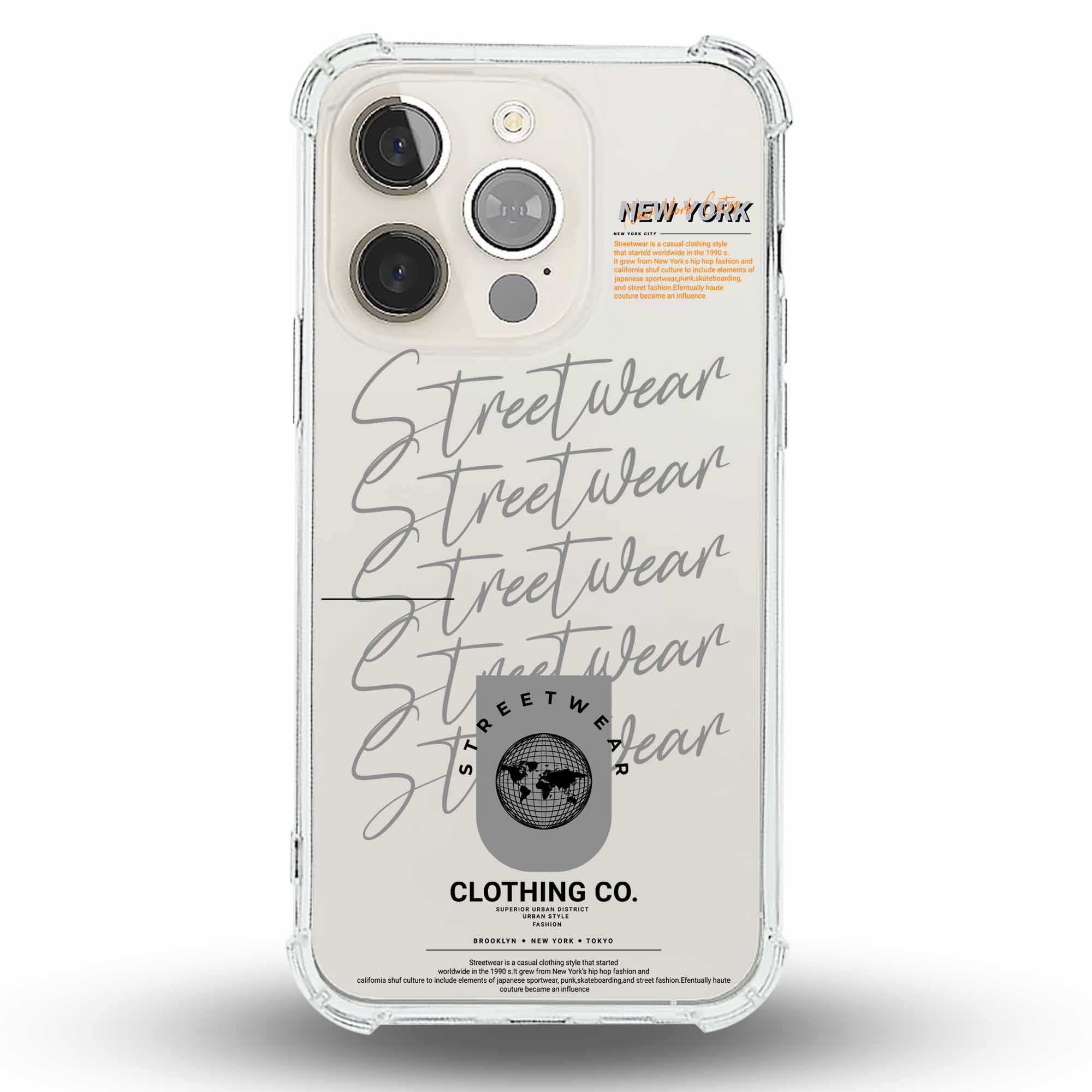 New York - Cover Trasparente Personalizzata (Rinforzata)