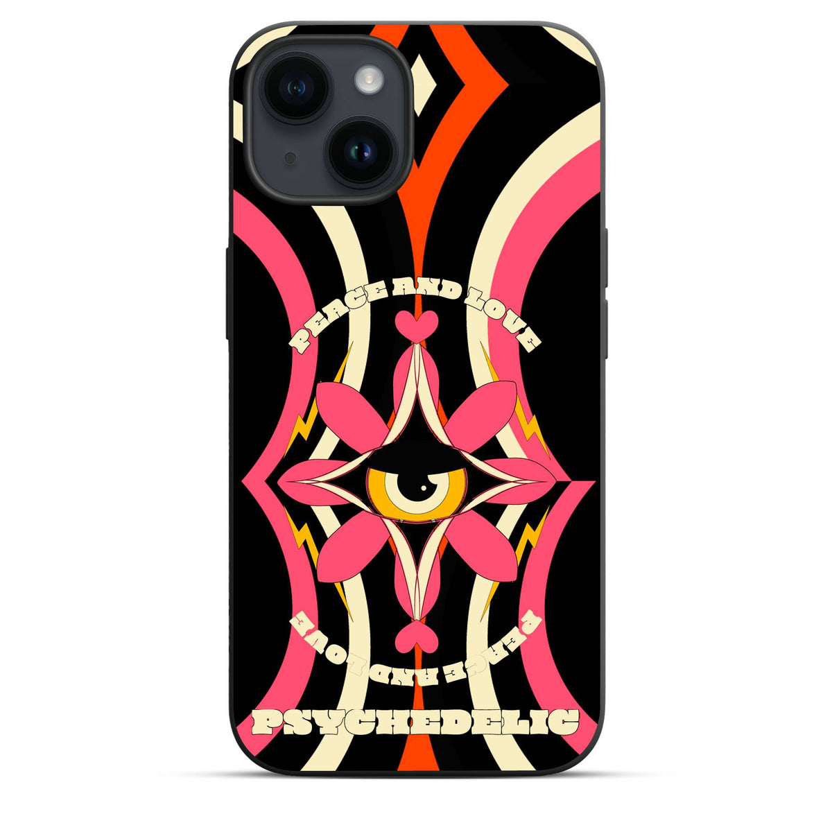 Flaming Gaze - Cover Monocolore Personalizzata