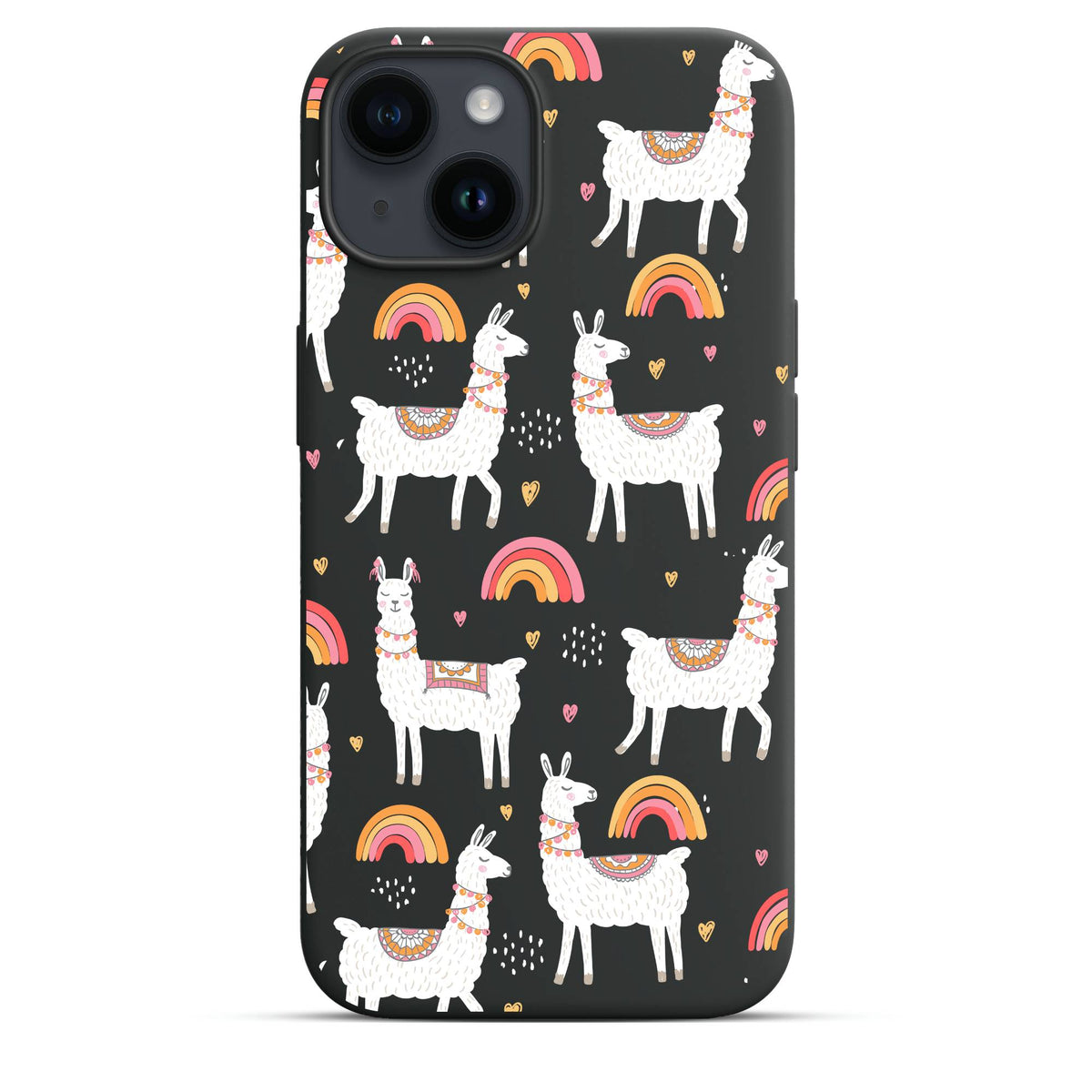 Peaceful Lamas - Cover Monocolore Personalizzata