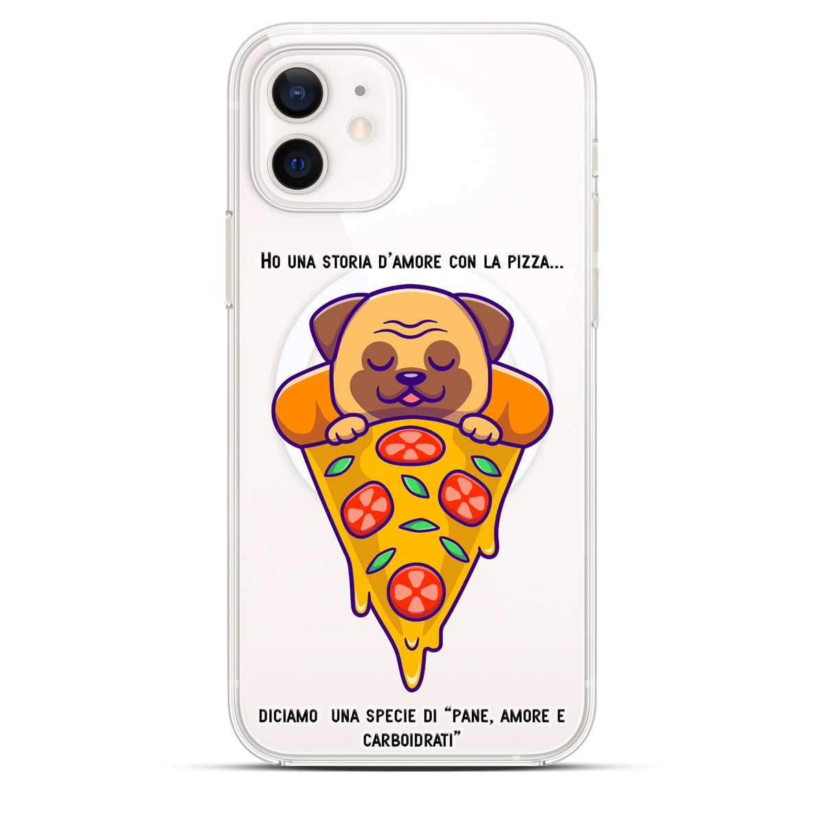 Pizza Dream - Cover MagSafe Trasparente Personalizzata