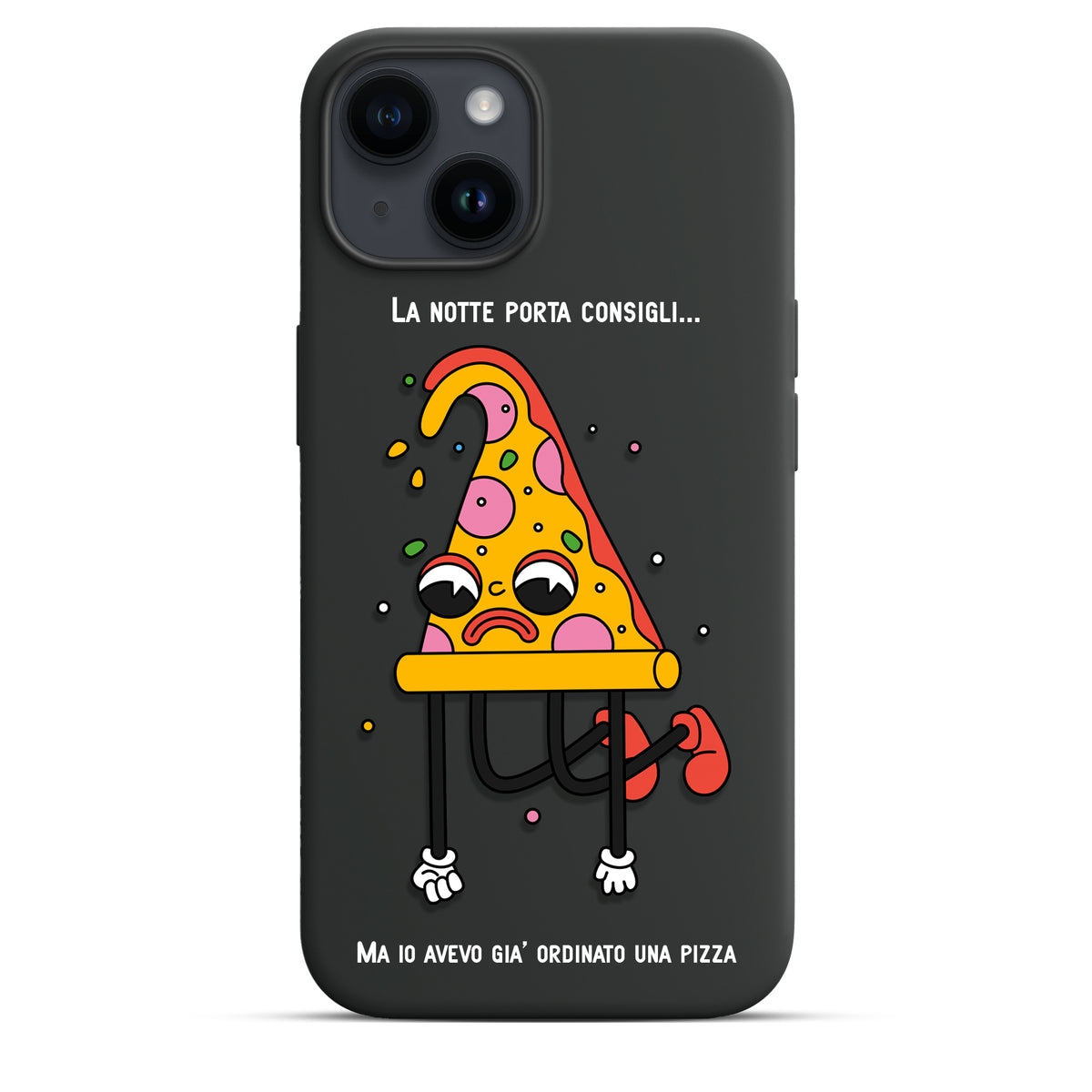 Pizza Mood - Cover Monocolore Personalizzata