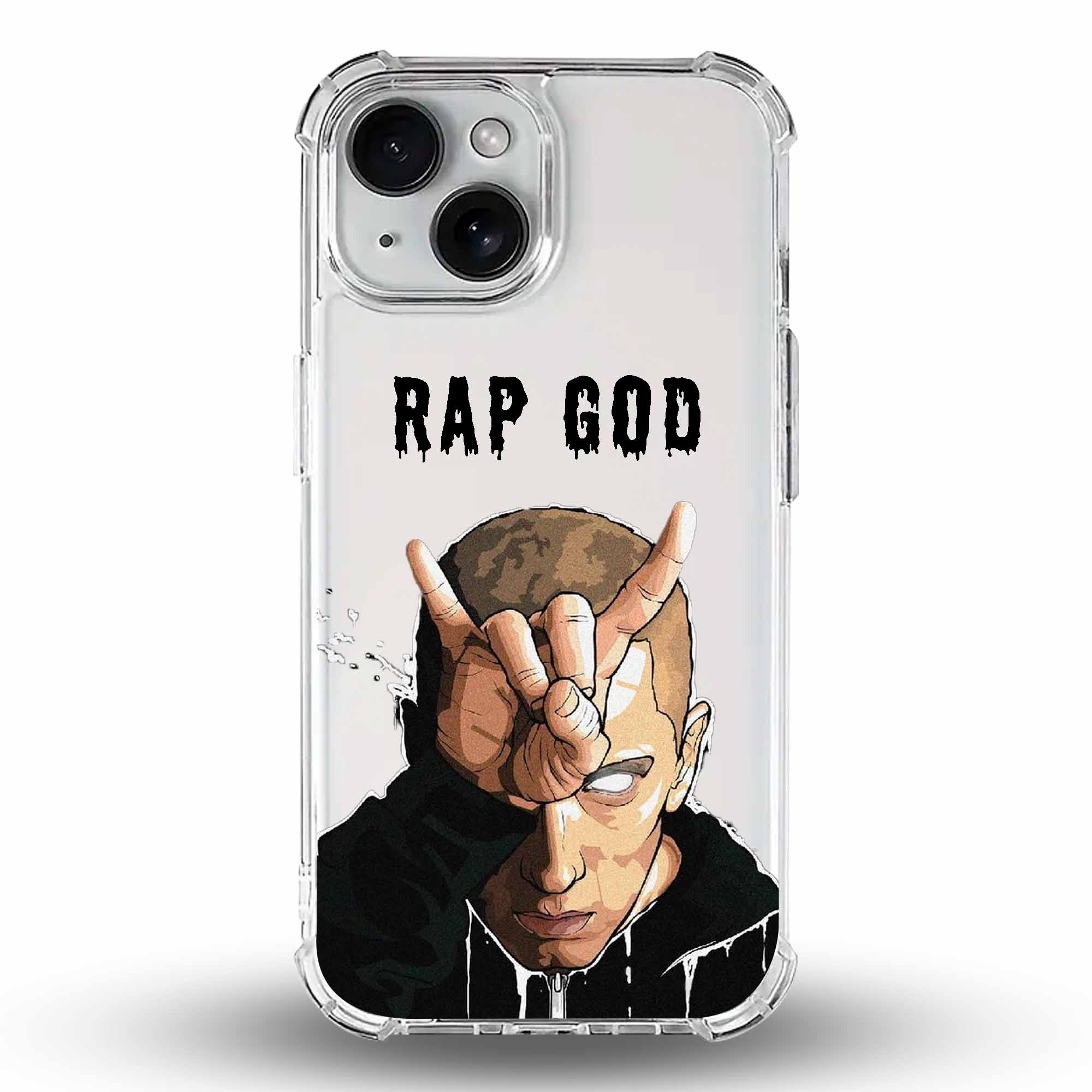 Rap God - Cover Trasparente Personalizzata (Rinforzata)