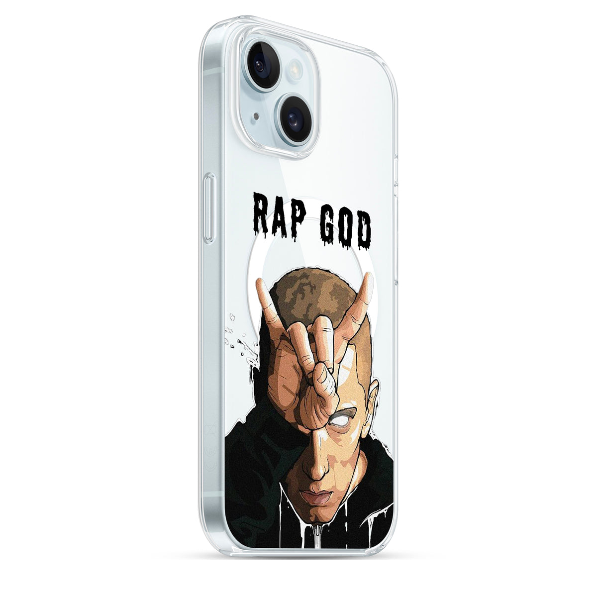 Rap God - Cover Magsafe Trasparente Personalizzata