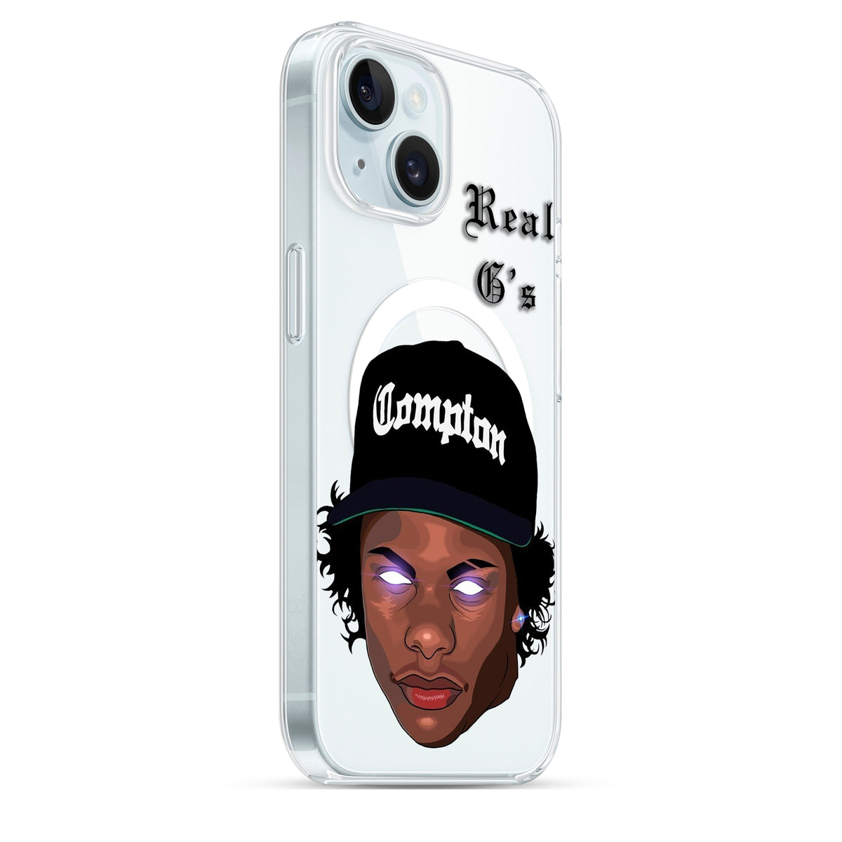 Real Muthaphuckkin G's - Cover Magsafe Trasparente Personalizzata