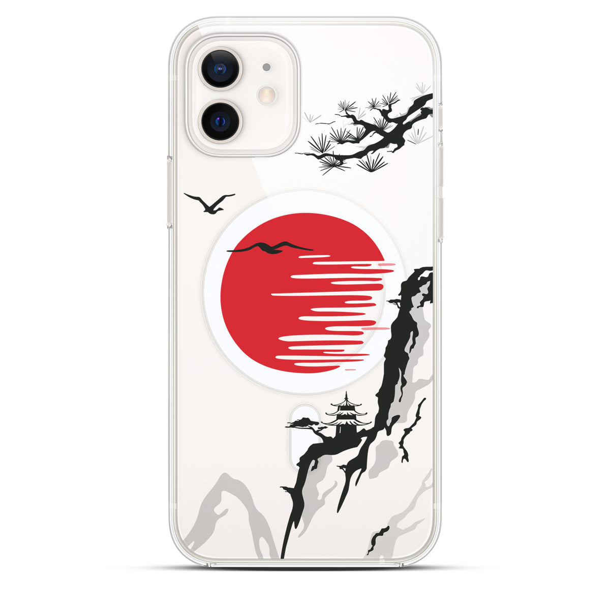 Rising Sun (昇る太陽 ) - Cover MagSafe Trasparente Personalizzata