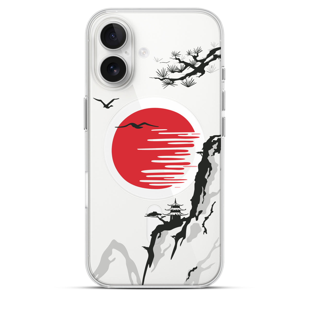 Rising Sun (昇る太陽 ) - Cover MagSafe Trasparente Personalizzata
