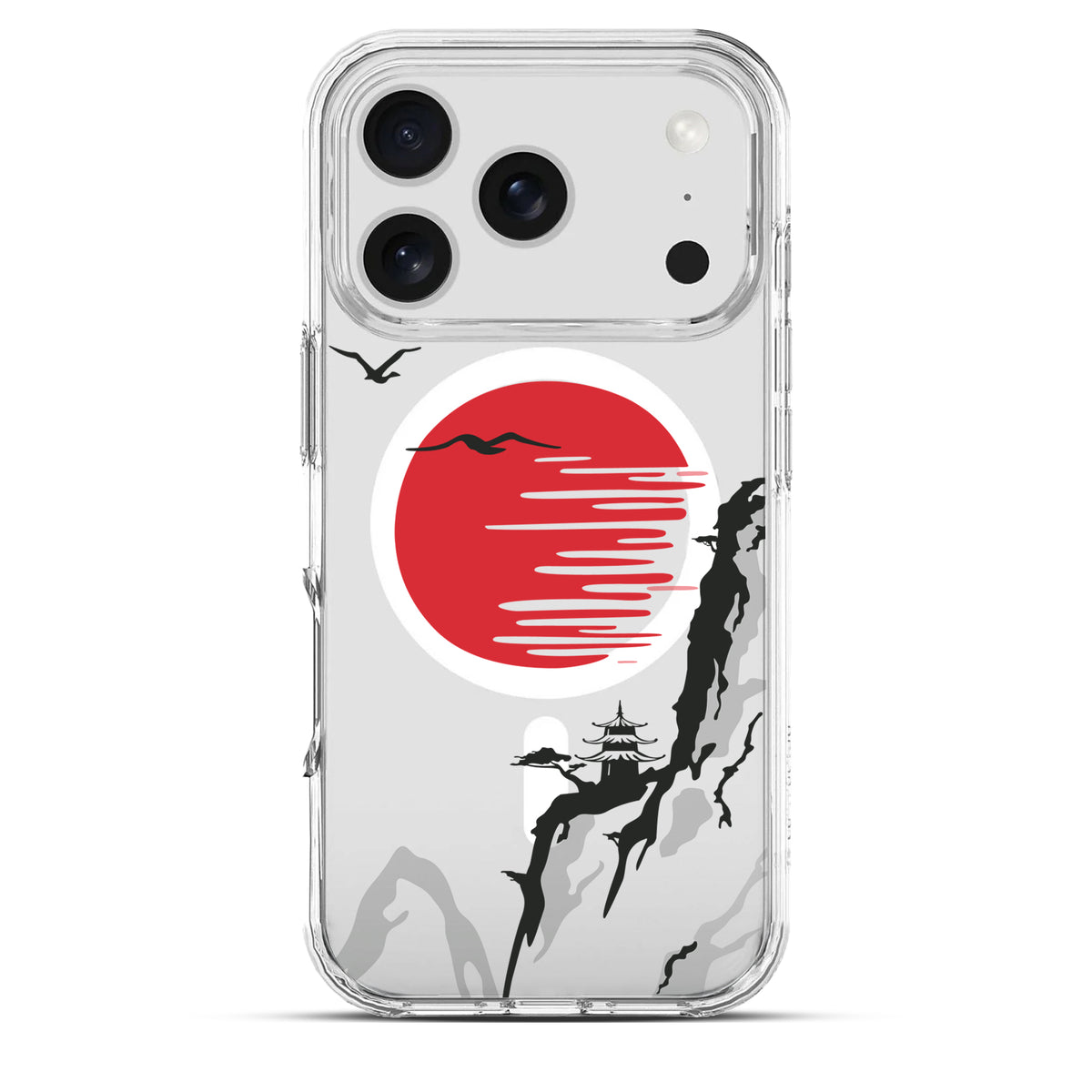 Rising Sun (昇る太陽 ) - Cover MagSafe Trasparente Personalizzata
