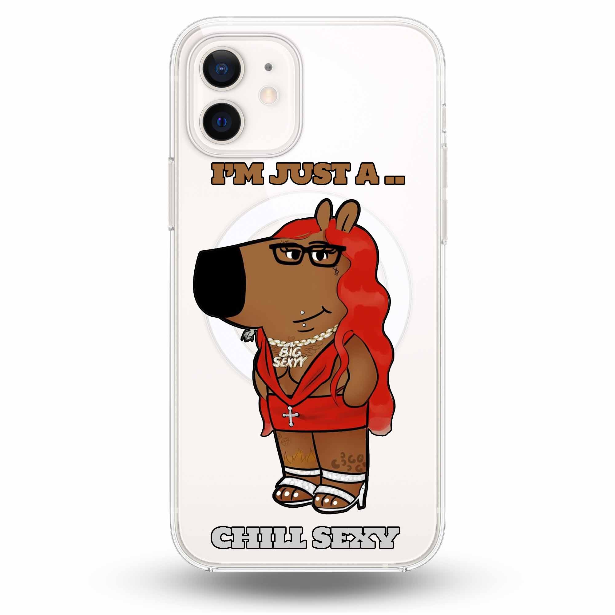 Sexy Chill - Cover MagSafe Trasparente Personalizzata