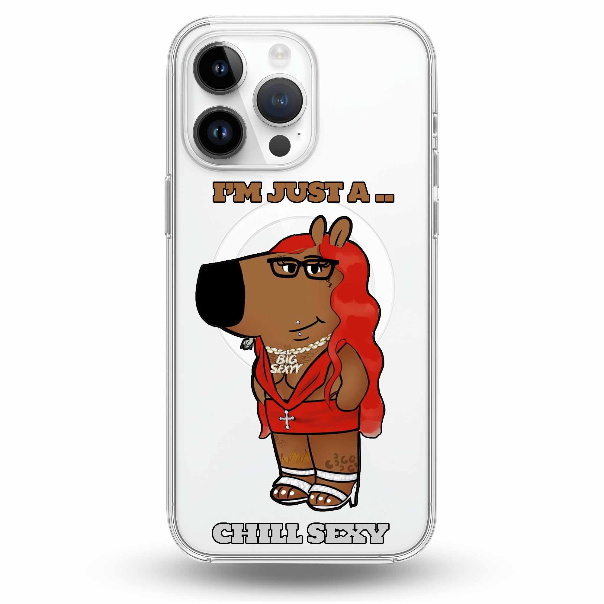 Sexy Chill - Cover MagSafe Trasparente Personalizzata