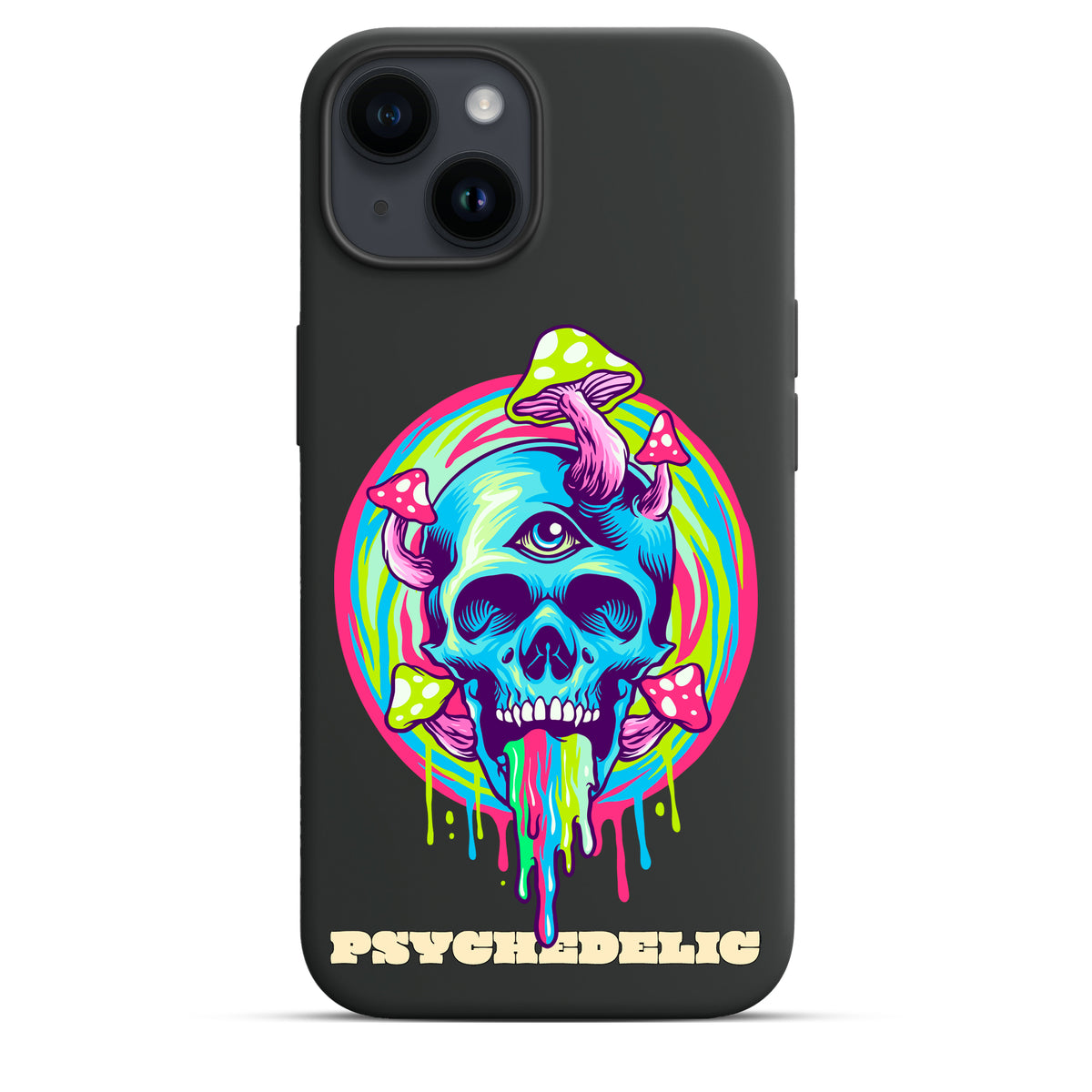 Shroomed Skull - Cover Monocolore Personalizzata