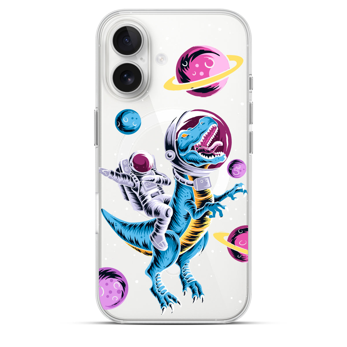 Space Cowboy - Cover MagSafe Trasparente Personalizzata