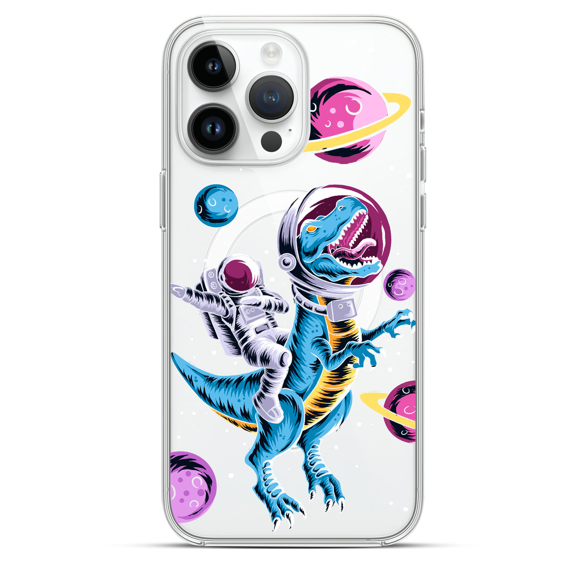 Space Cowboy - Cover MagSafe Trasparente Personalizzata