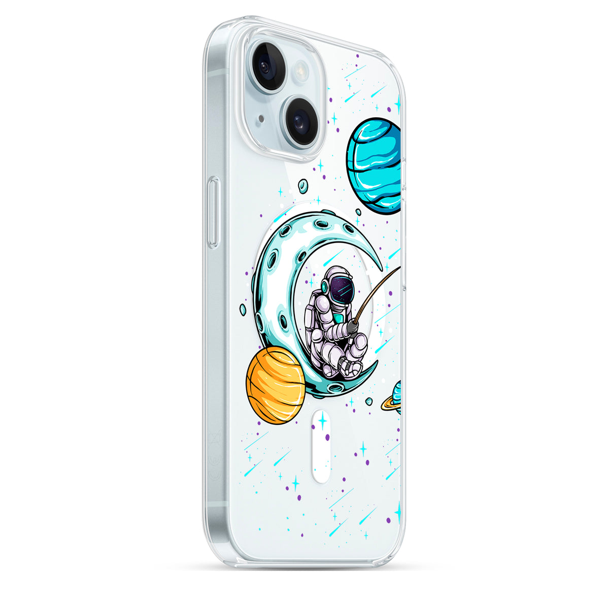 Space Fishing - Cover Magsafe Trasparente Personalizzata