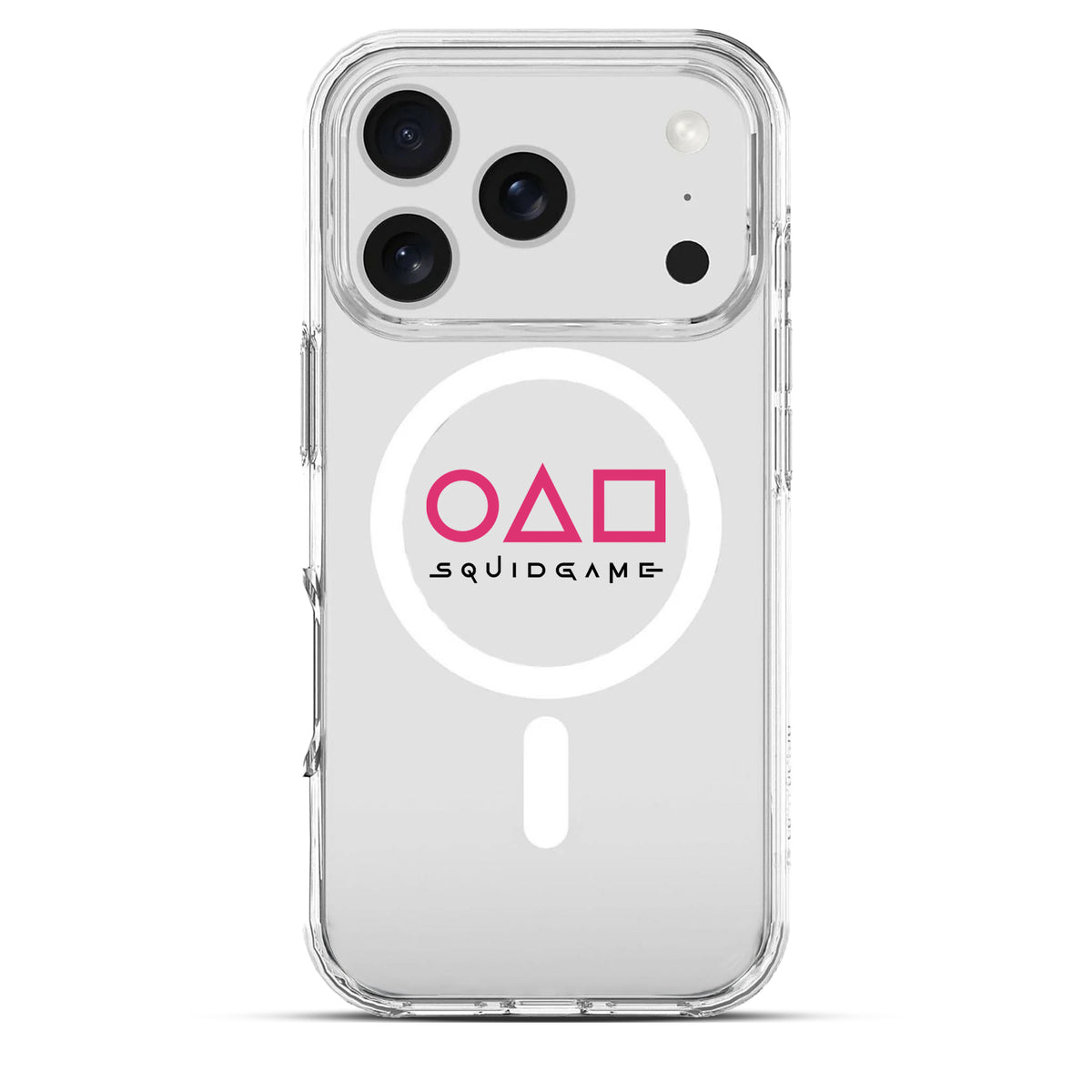 Squid Game - Cover MagSafe Trasparente Personalizzata