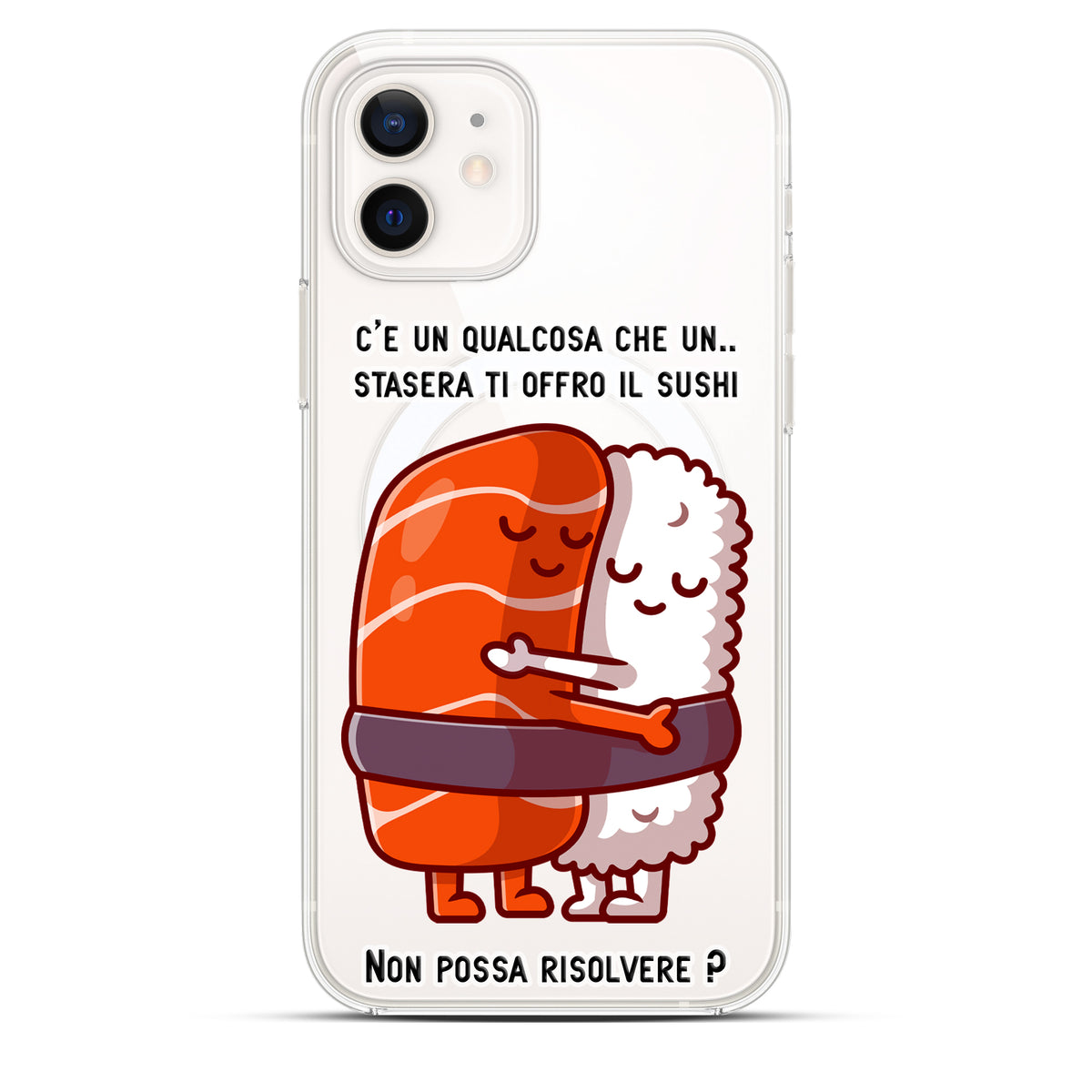 Sushi Lover - Cover MagSafe Trasparente Personalizzata