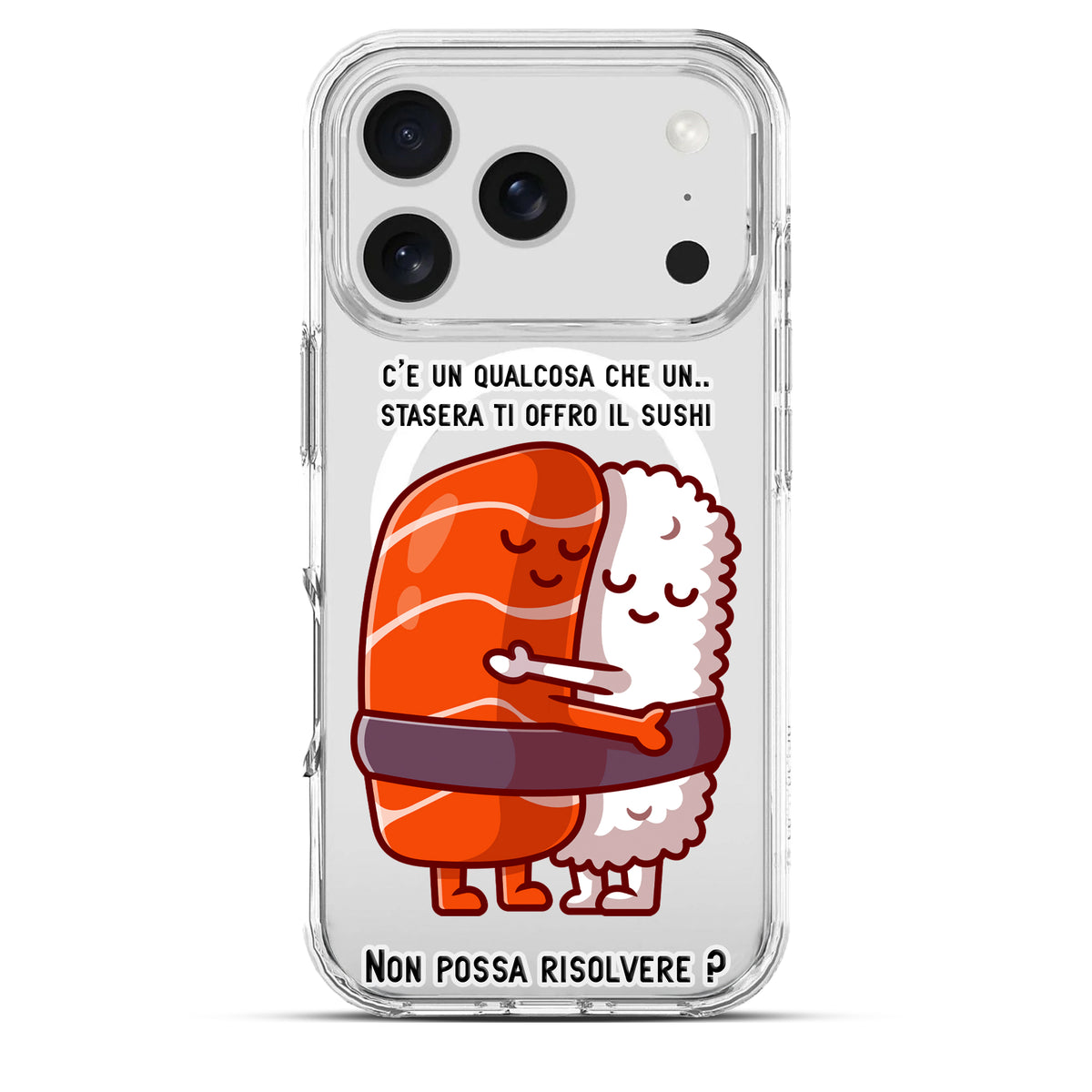 Sushi Lover - Cover MagSafe Trasparente Personalizzata