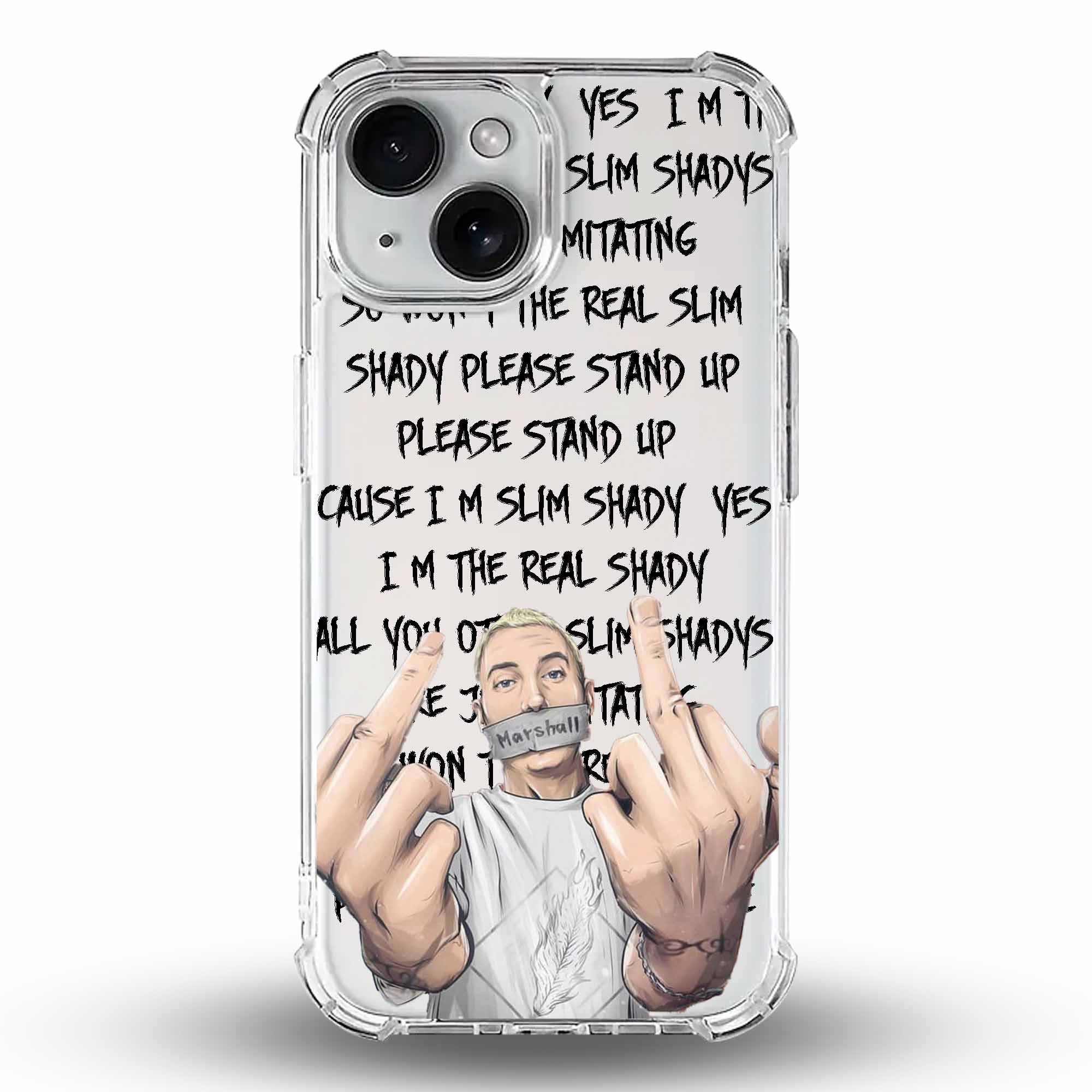 Slim Shady - Cover Trasparente Personalizzata (Rinforzata)