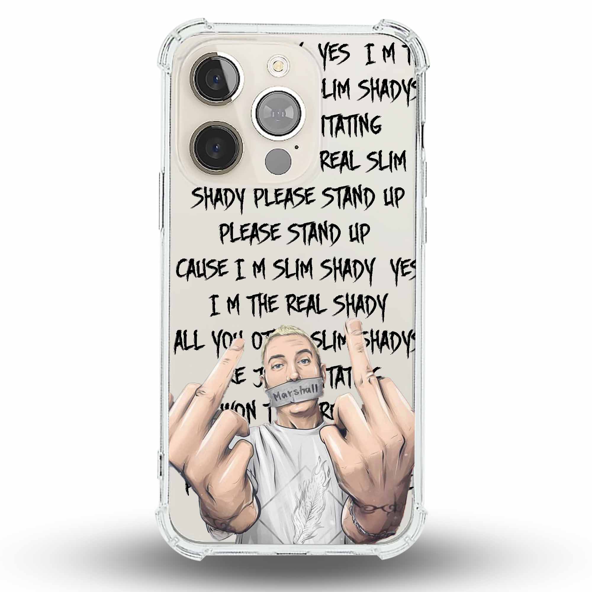 Slim Shady - Cover Trasparente Personalizzata (Rinforzata)