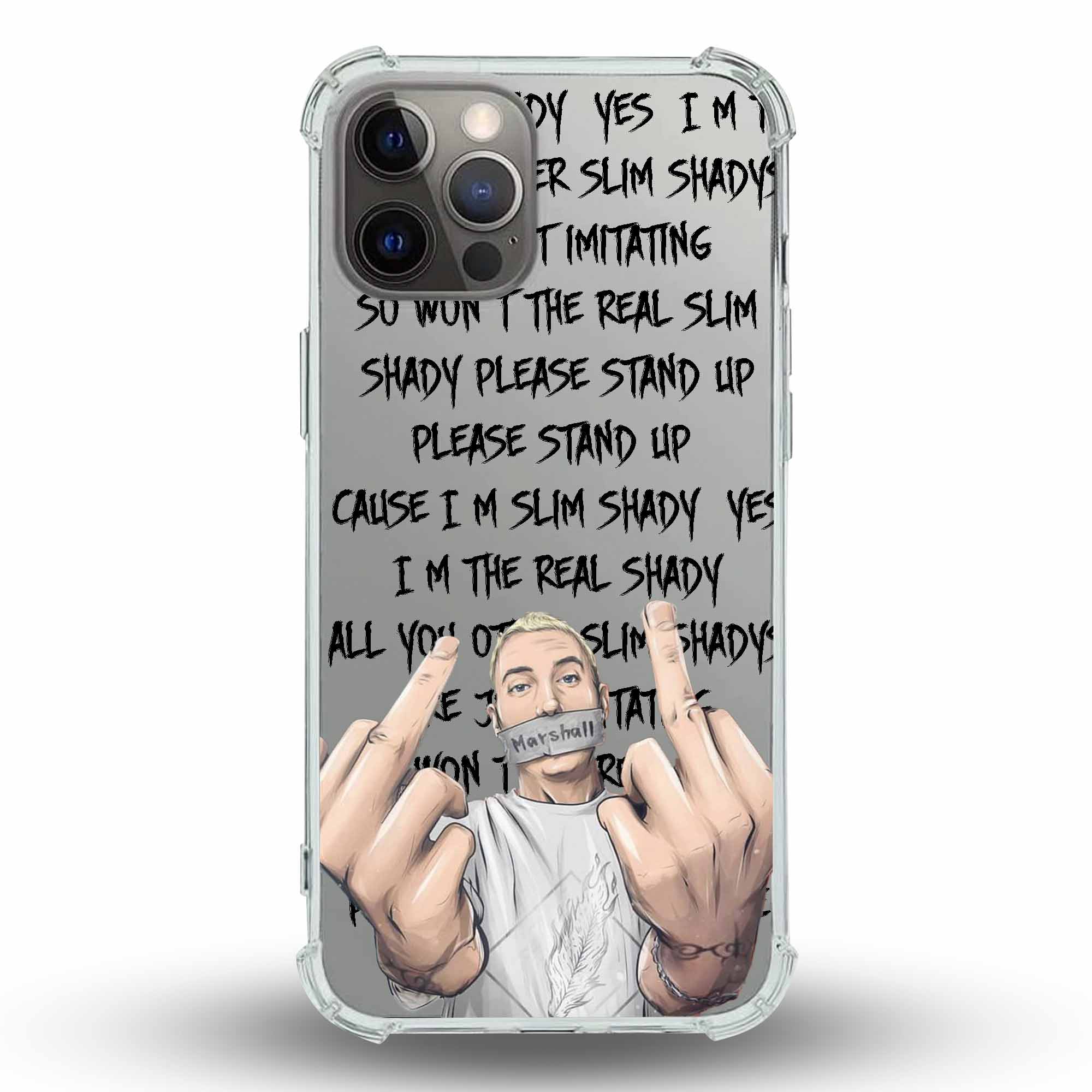 Slim Shady - Cover Trasparente Personalizzata (Rinforzata)