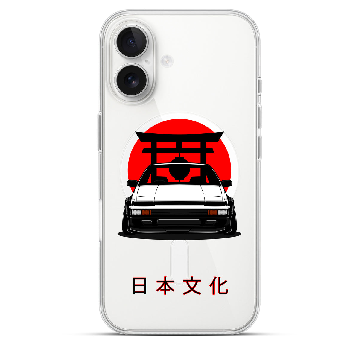 Tōge Drift (峠ドリフト)  - Cover MagSafe Trasparente Personalizzata
