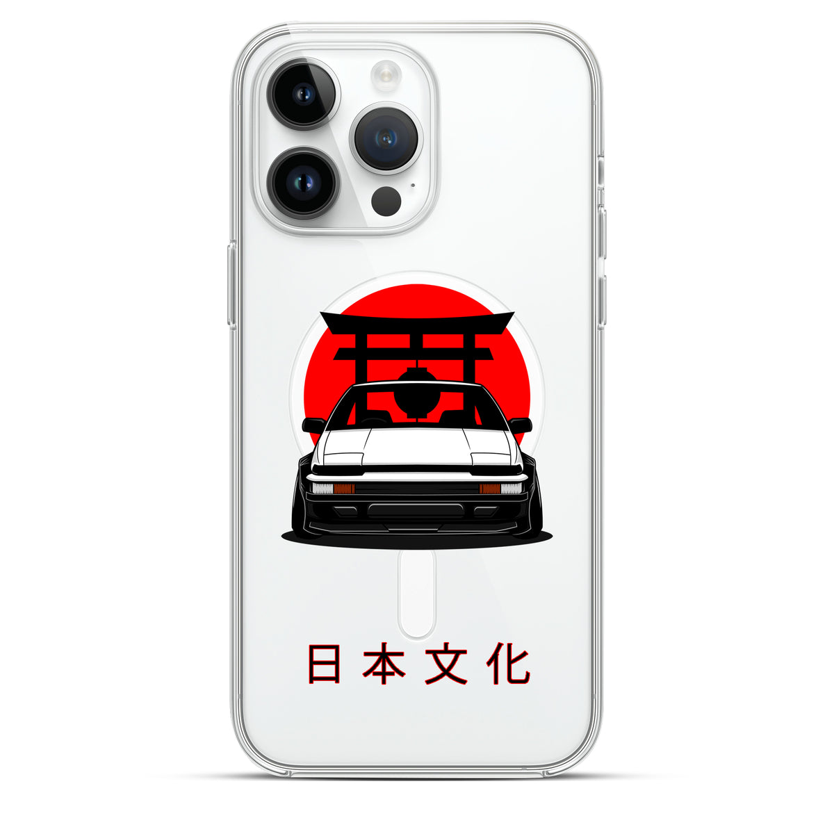 Tōge Drift (峠ドリフト)  - Cover MagSafe Trasparente Personalizzata