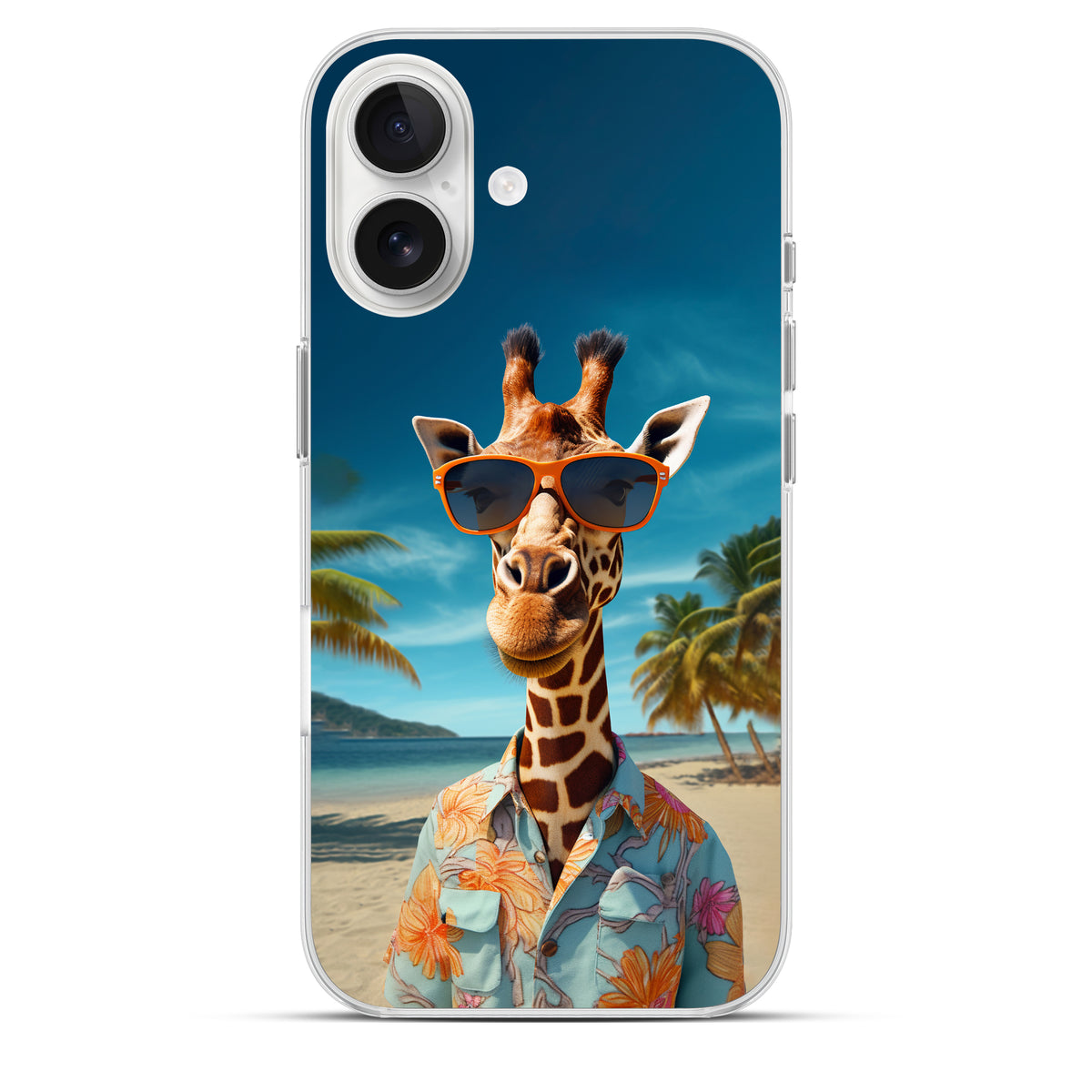 TropiGiraffe - Cover MagSafe Trasparente Personalizzata