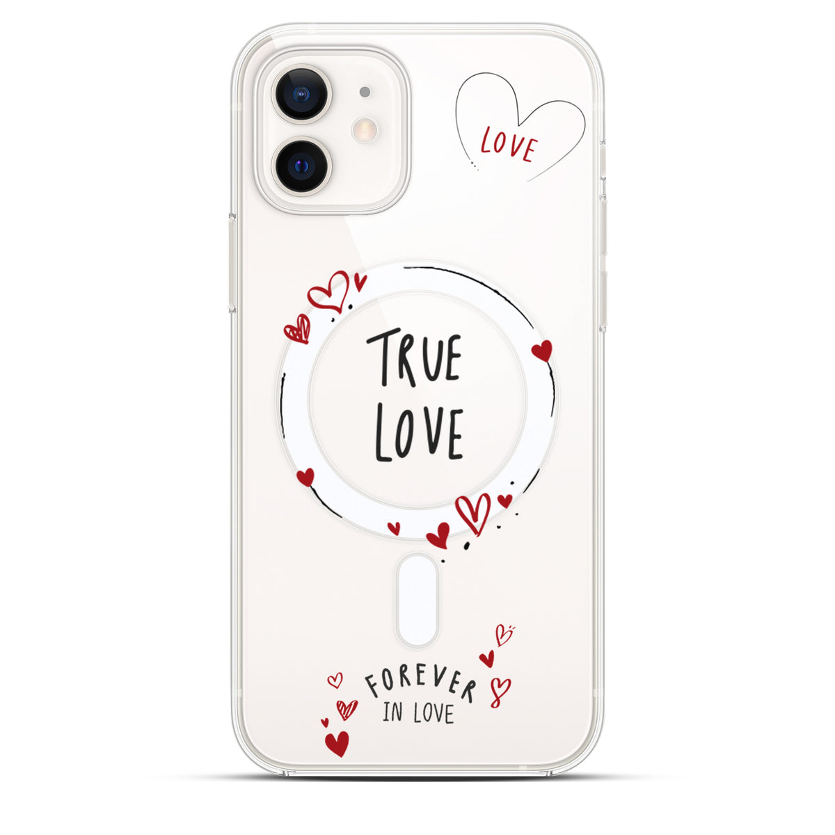 True Lines Lite - Cover MagSafe Trasparente Personalizzata