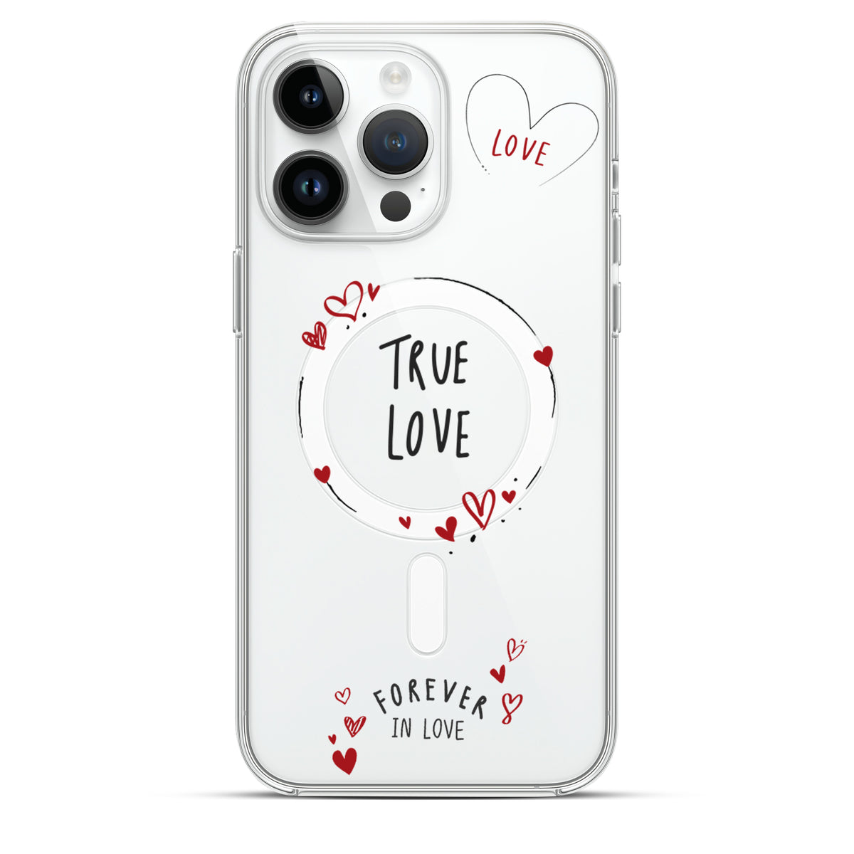 True Lines Lite - Cover MagSafe Trasparente Personalizzata
